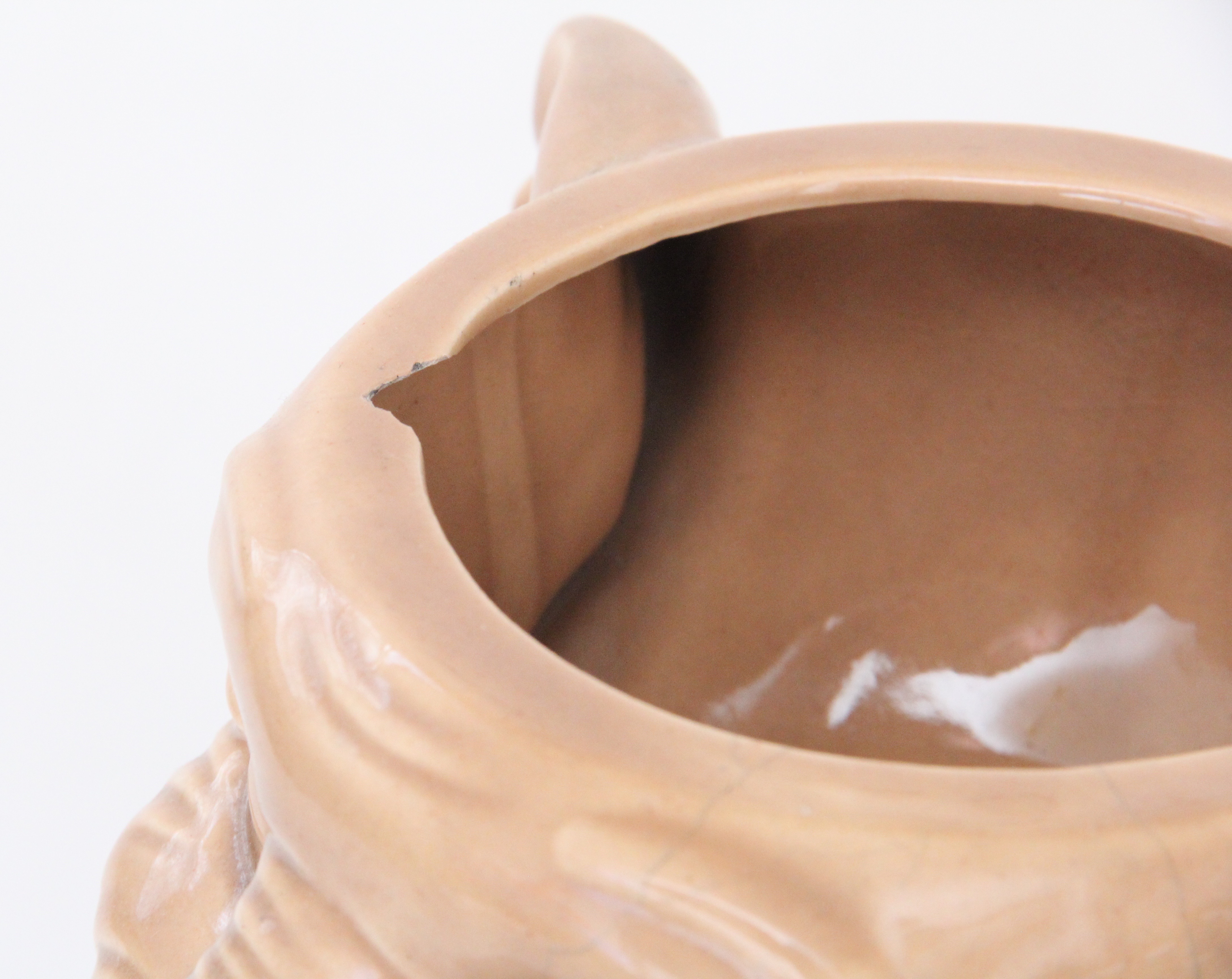 Vintage Pair of Ceramic Elephant Cookie Jars