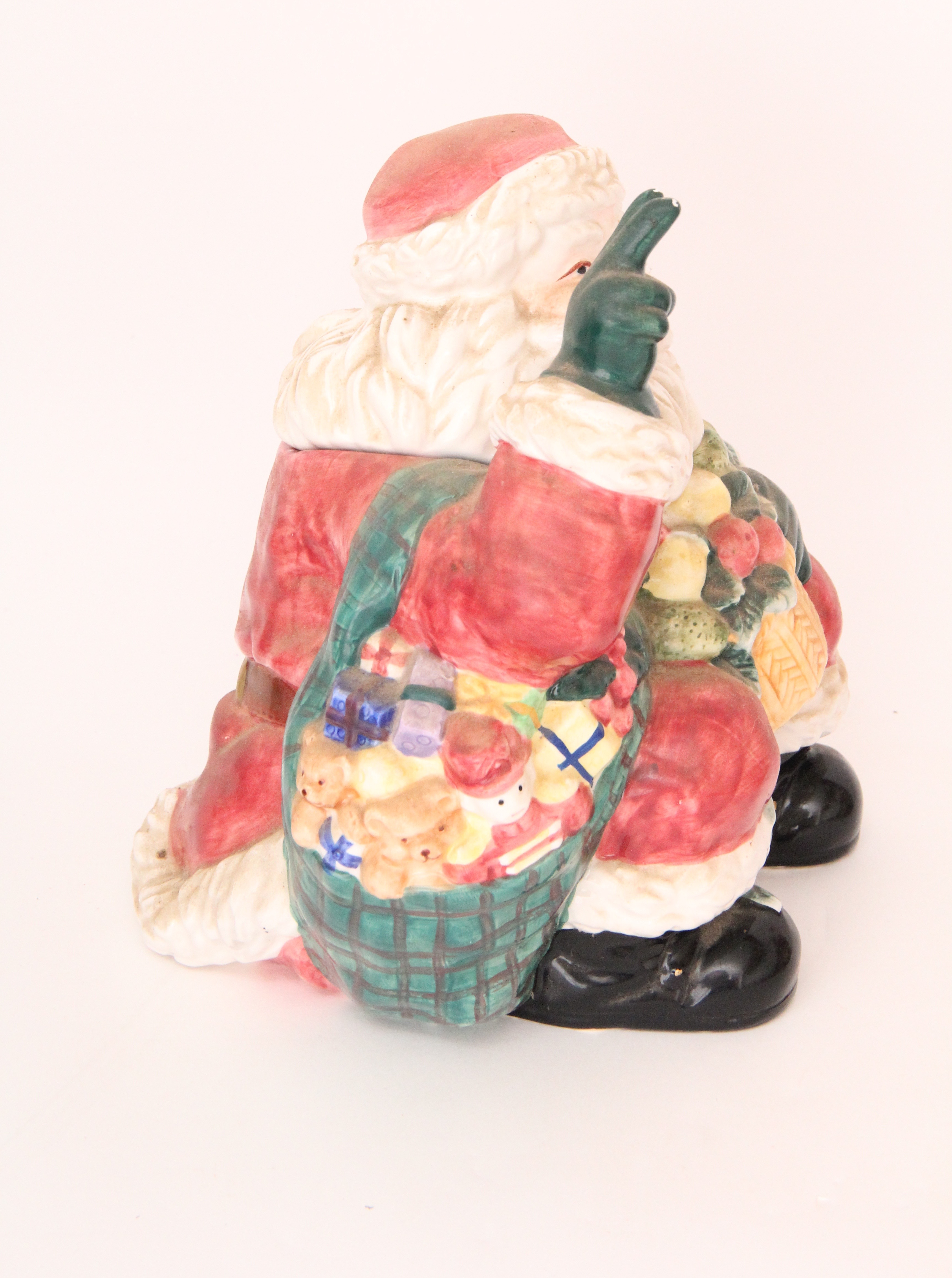 Three Vintage Santa Cookie Jars
