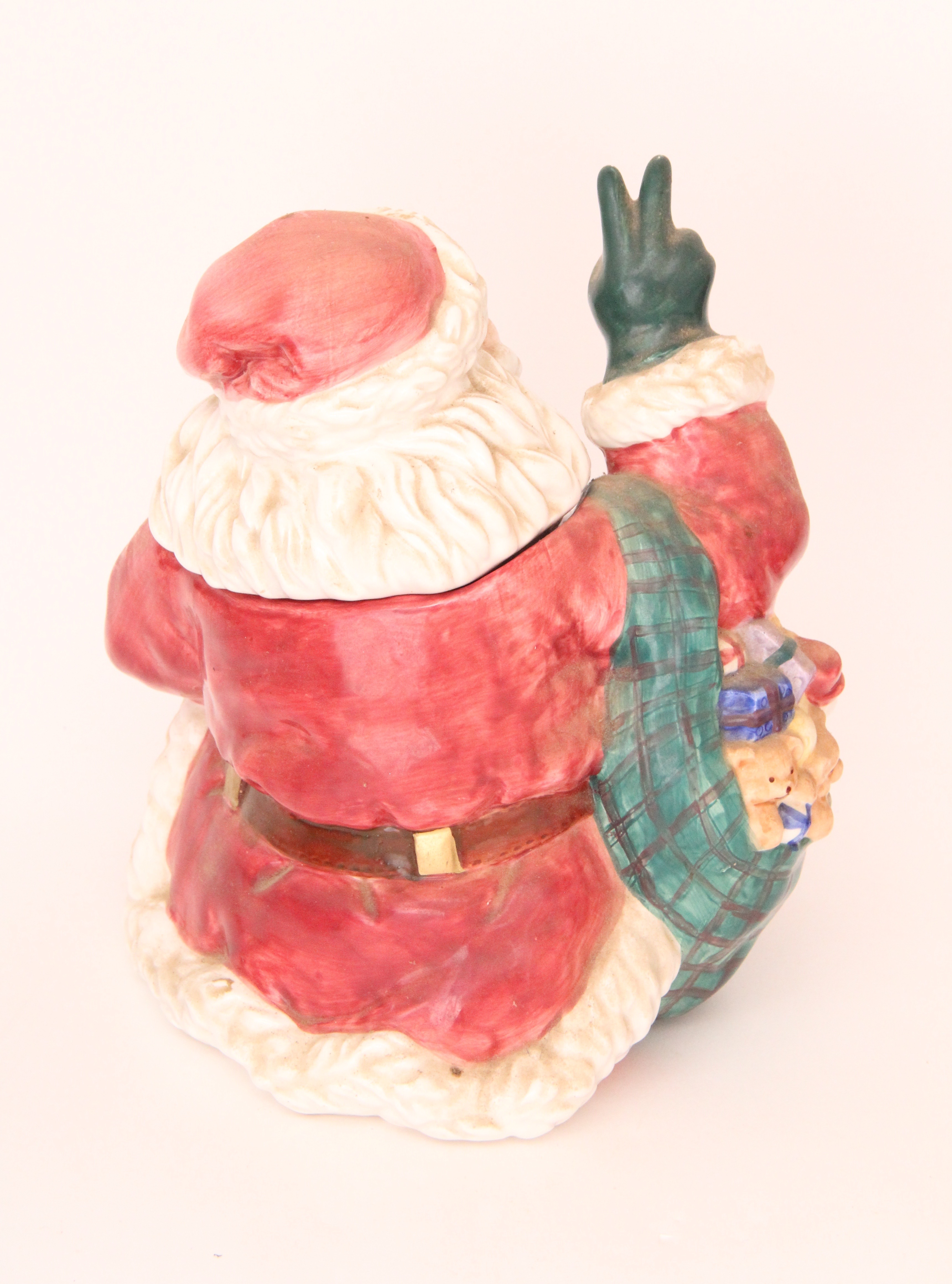 Three Vintage Santa Cookie Jars
