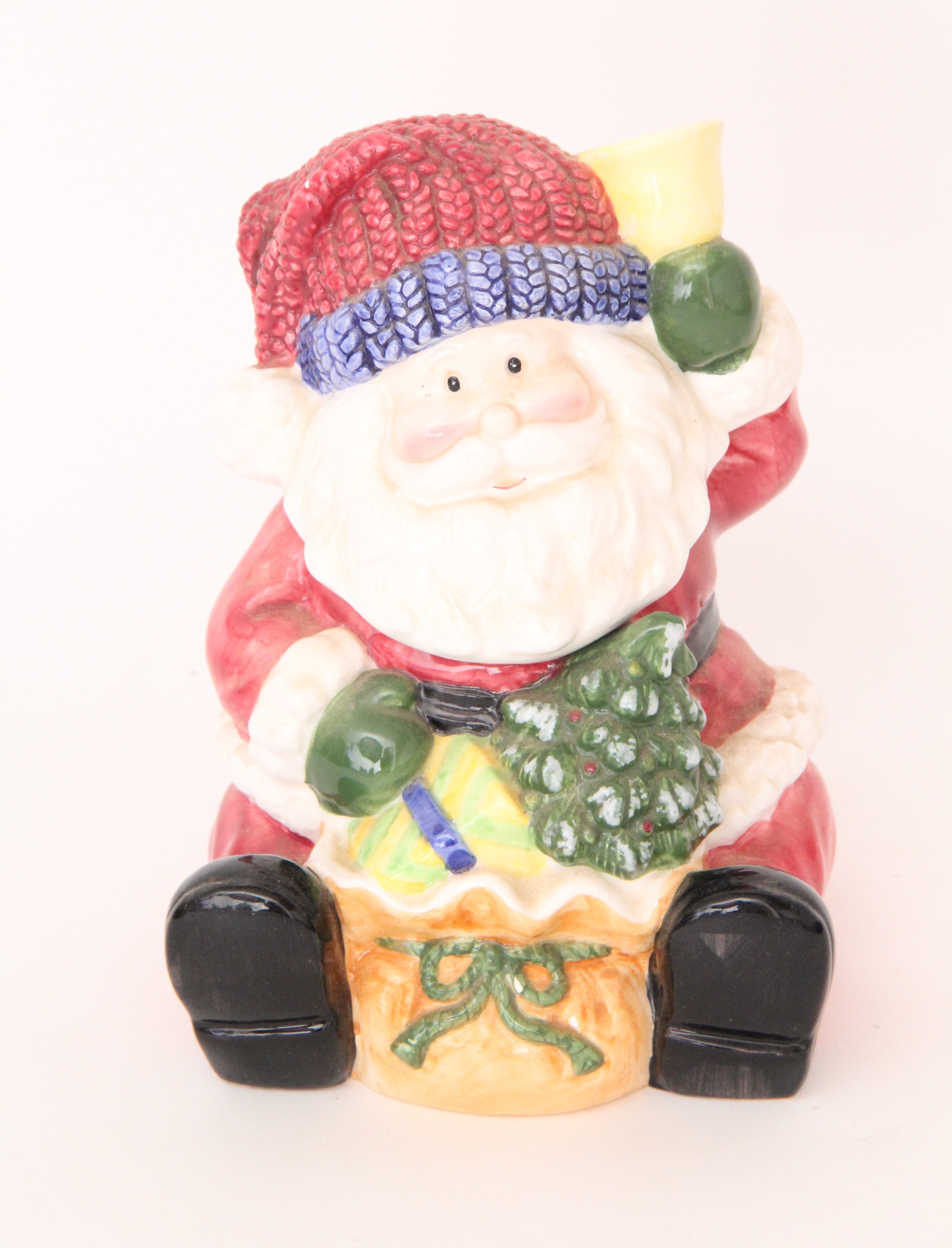Three Vintage Santa Cookie Jars