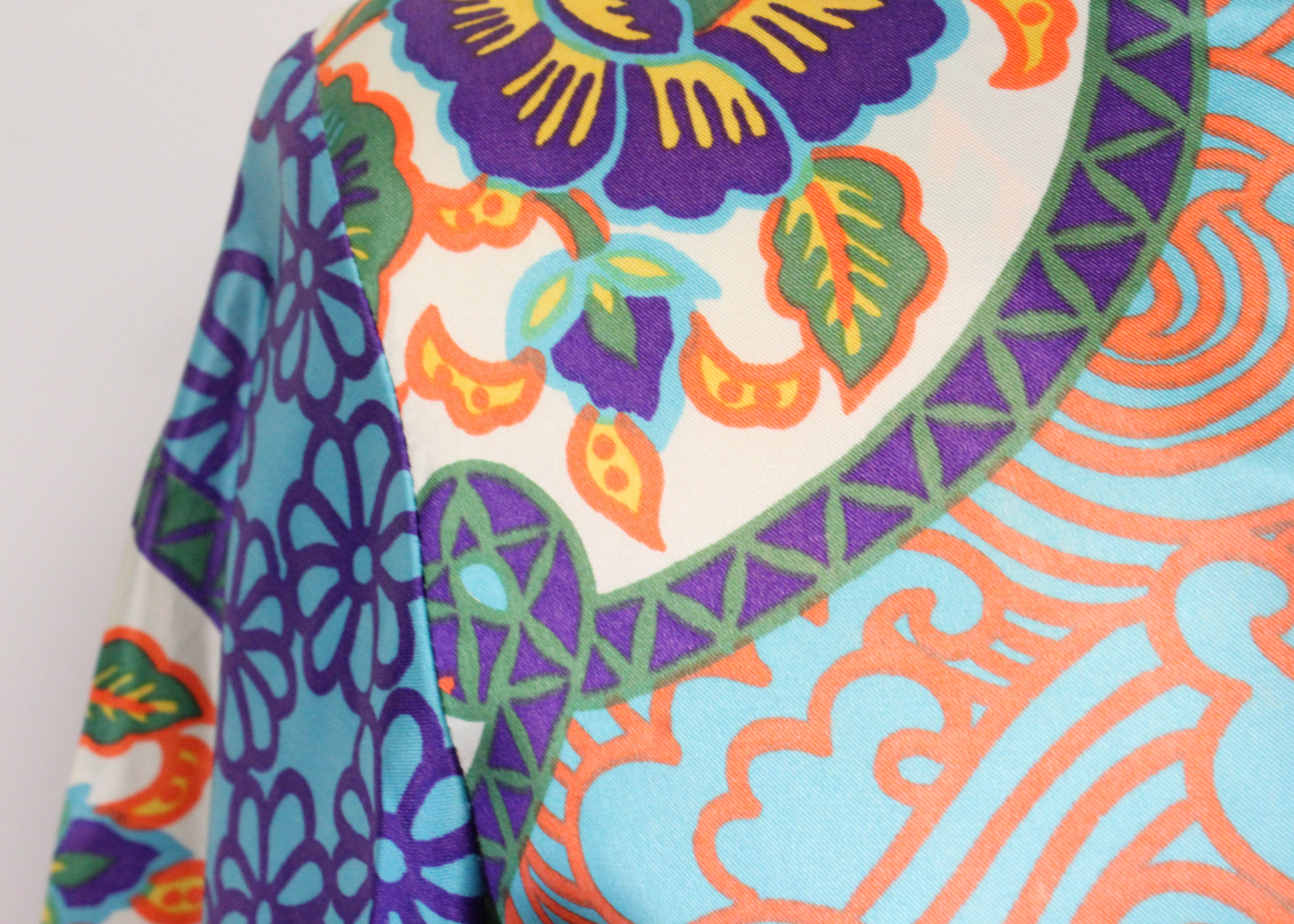 1960s Nylon Lounge Dress