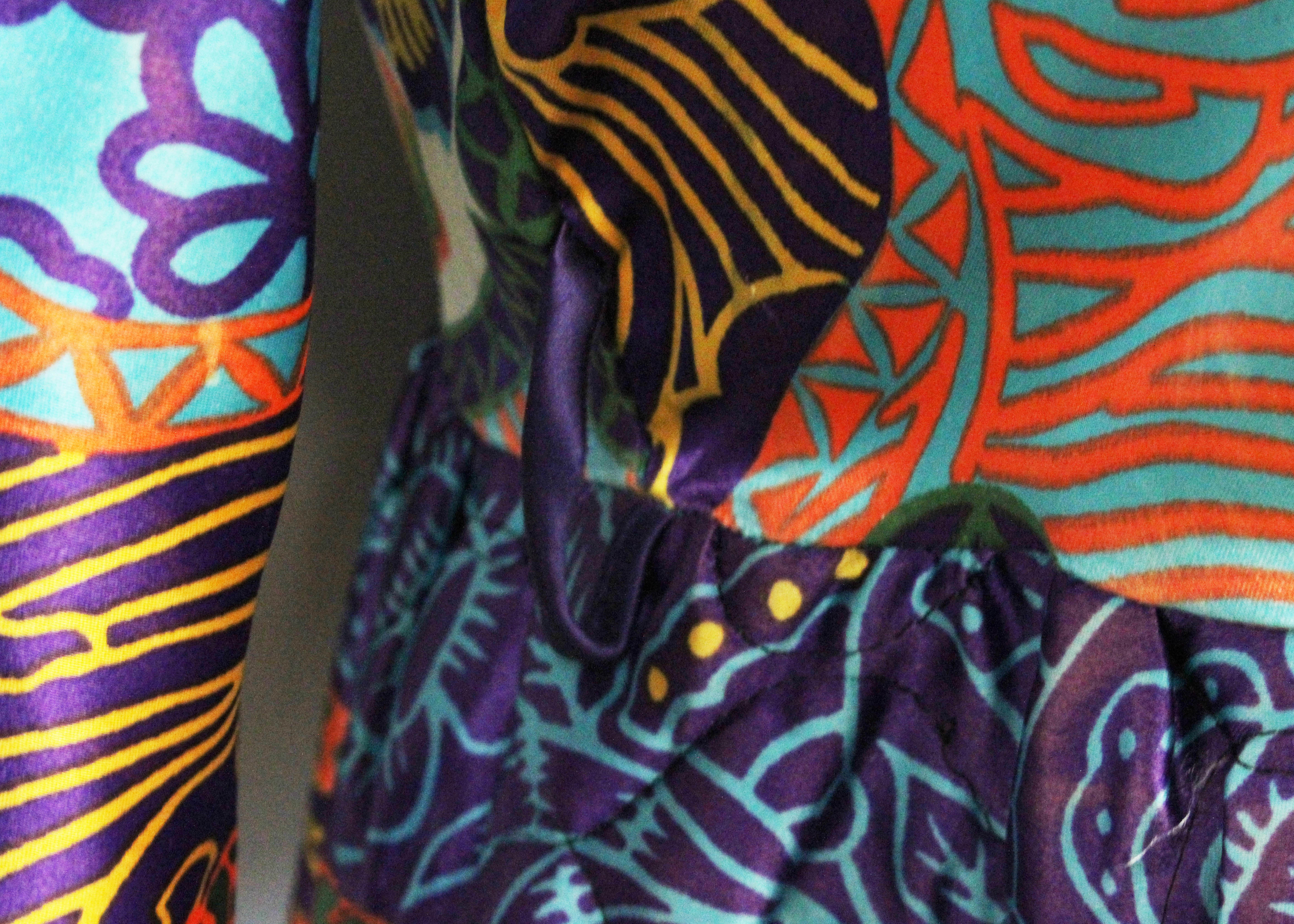 1960s Nylon Lounge Dress