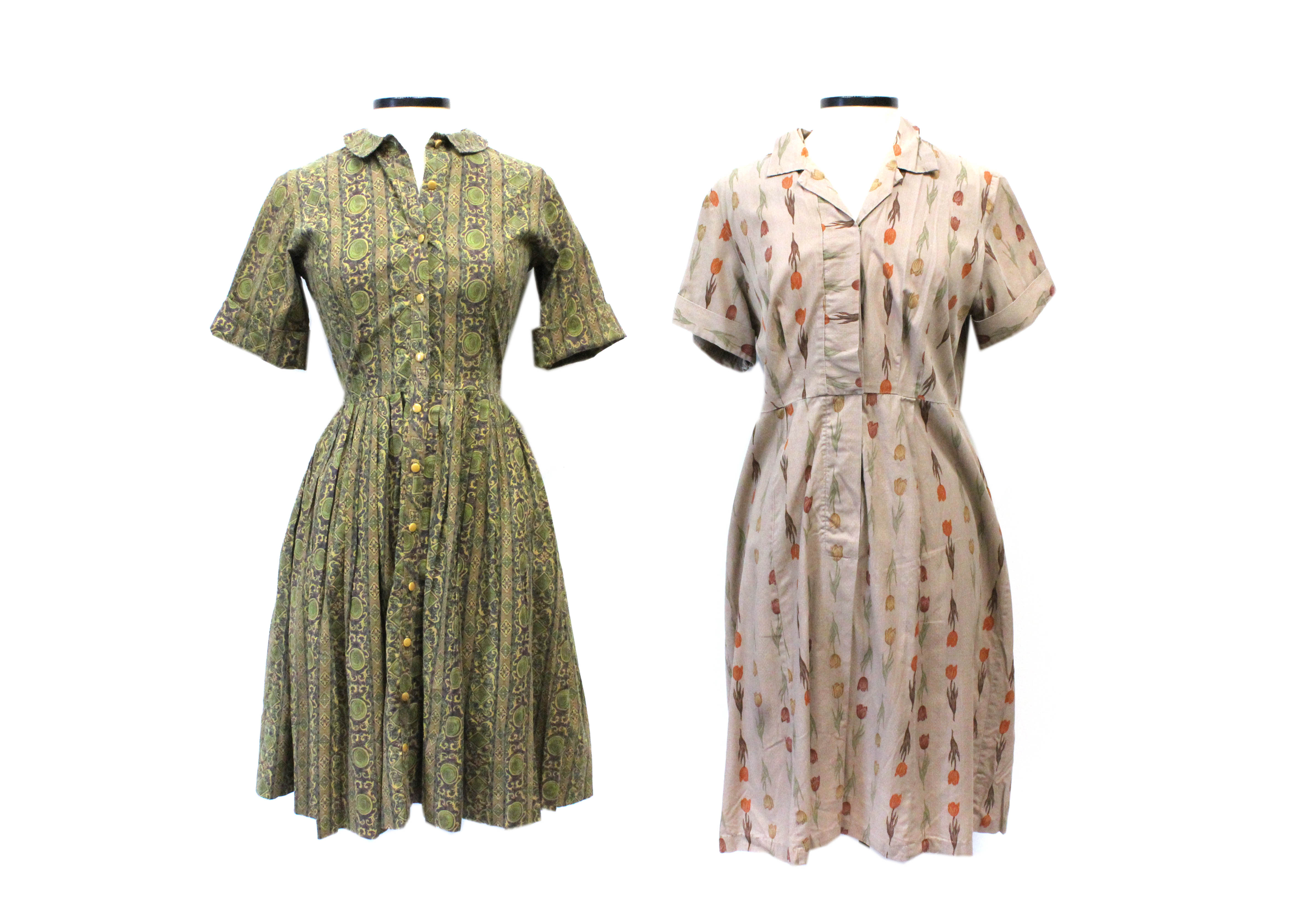 Pair of 1950s Day Dresses