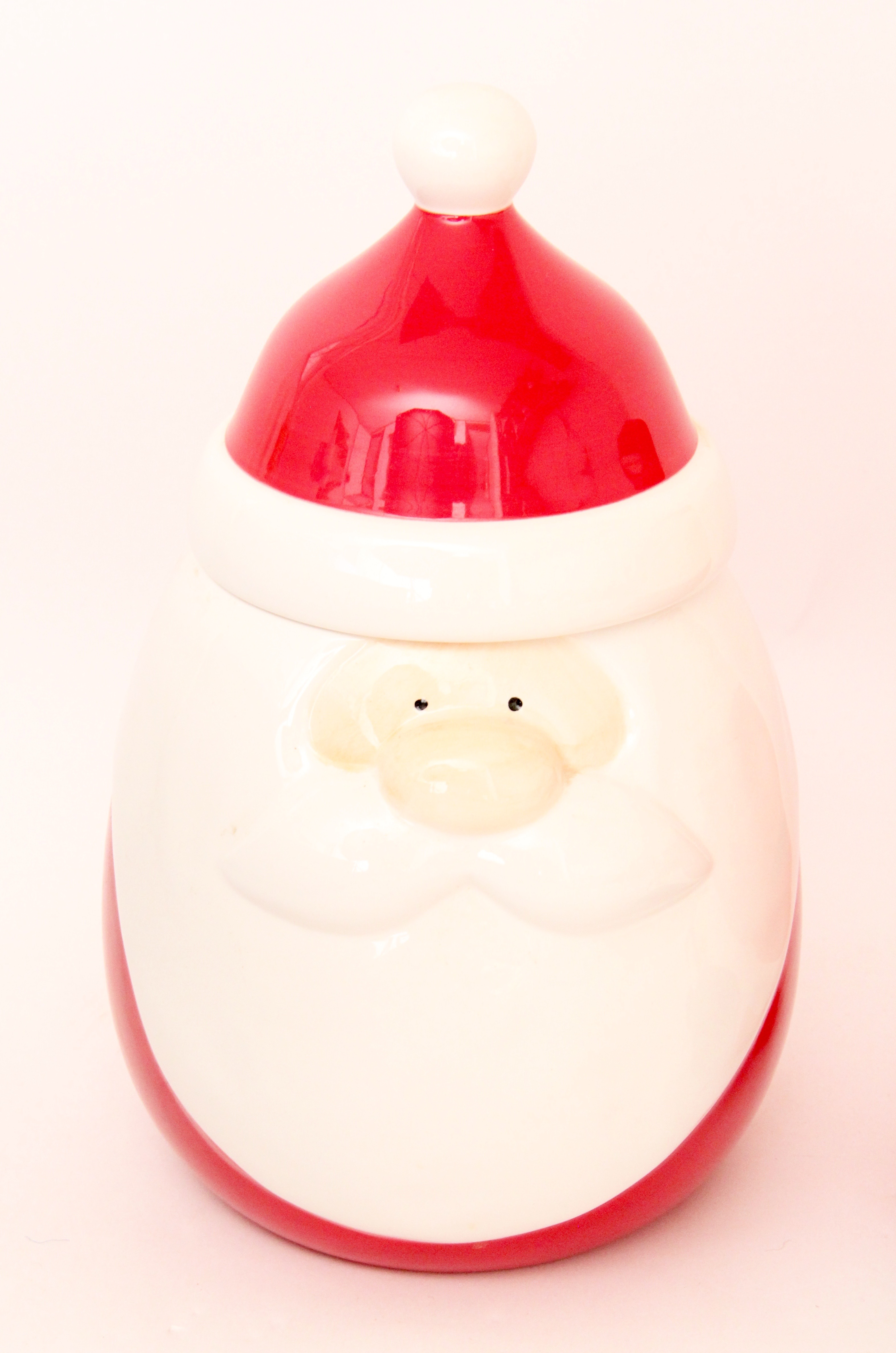 Two Vintage Santa Cookie Jars