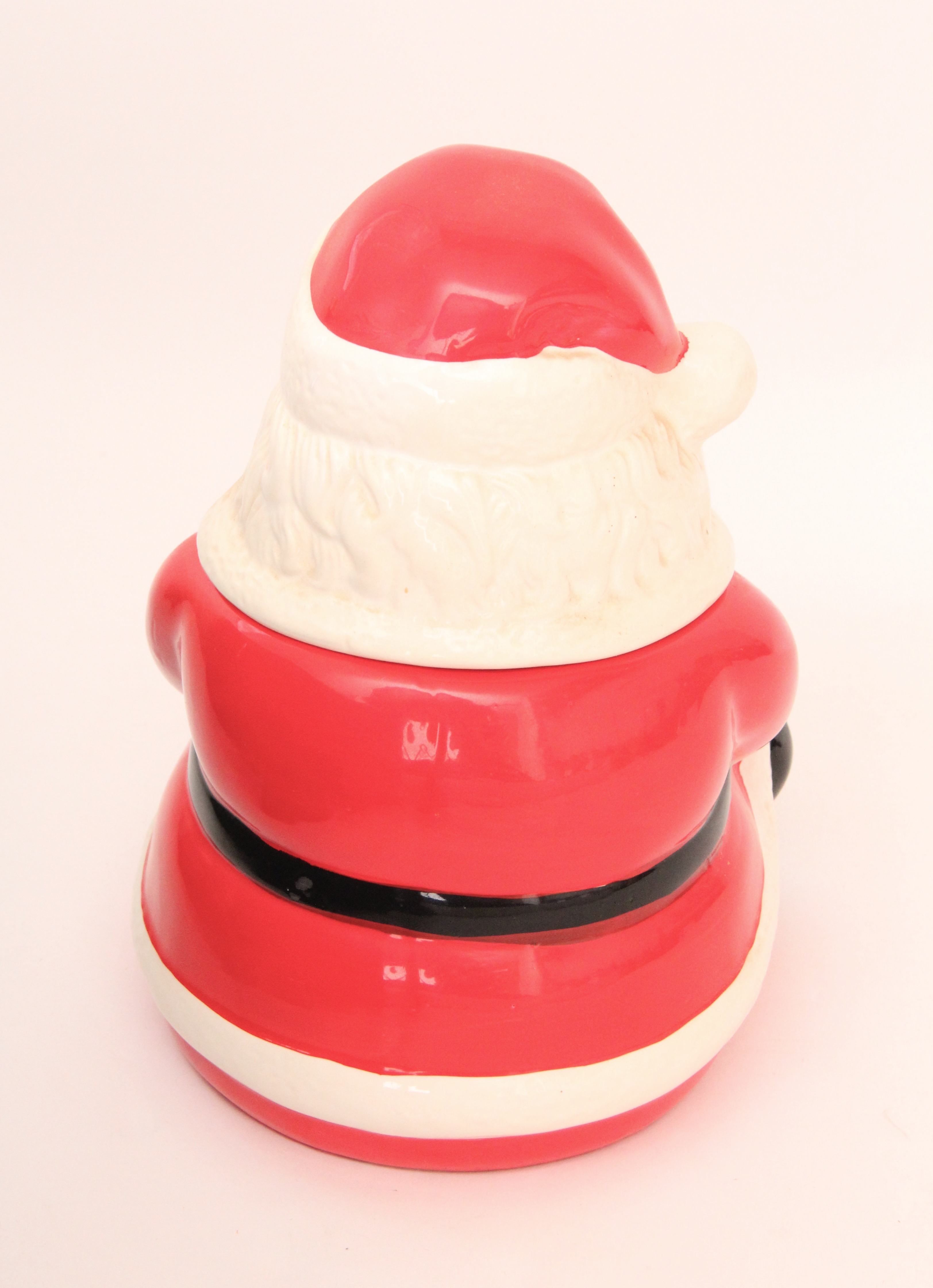 Two Vintage Santa Cookie Jars