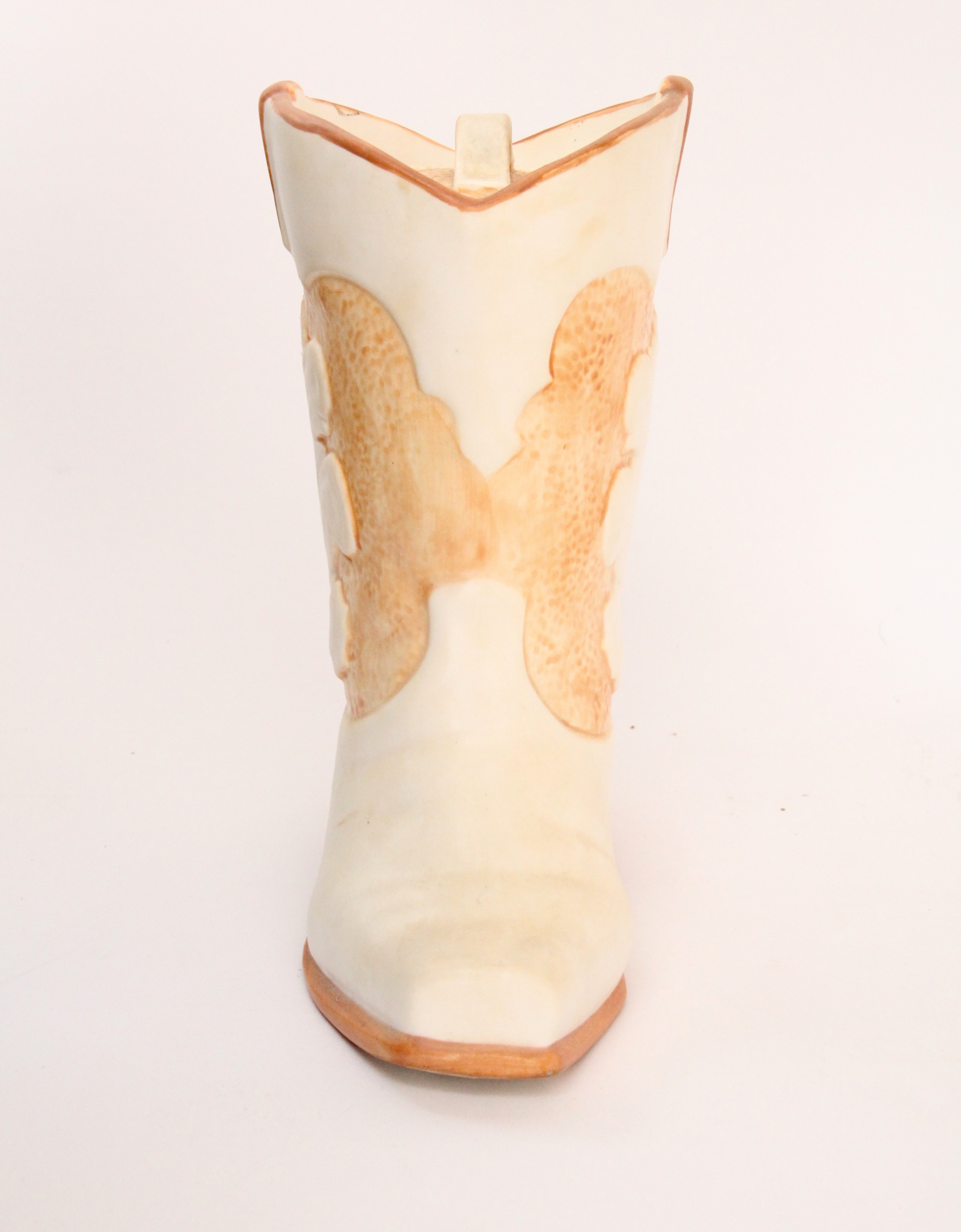 Vintage Treasure Craft Cowboy Boot Cookie Jar