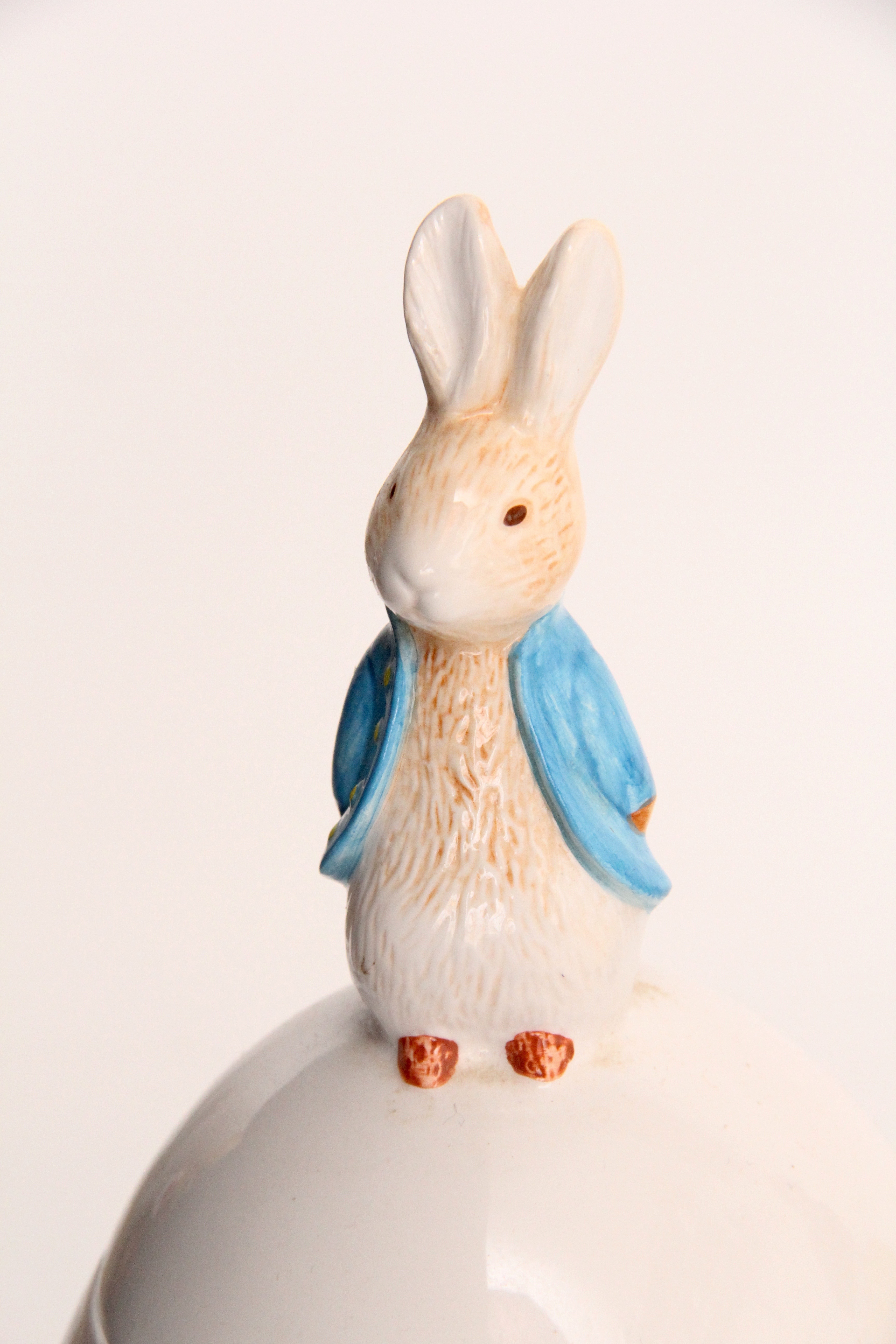 Vintage Beatrix Potter and Lotus Bunny Cookie Jars