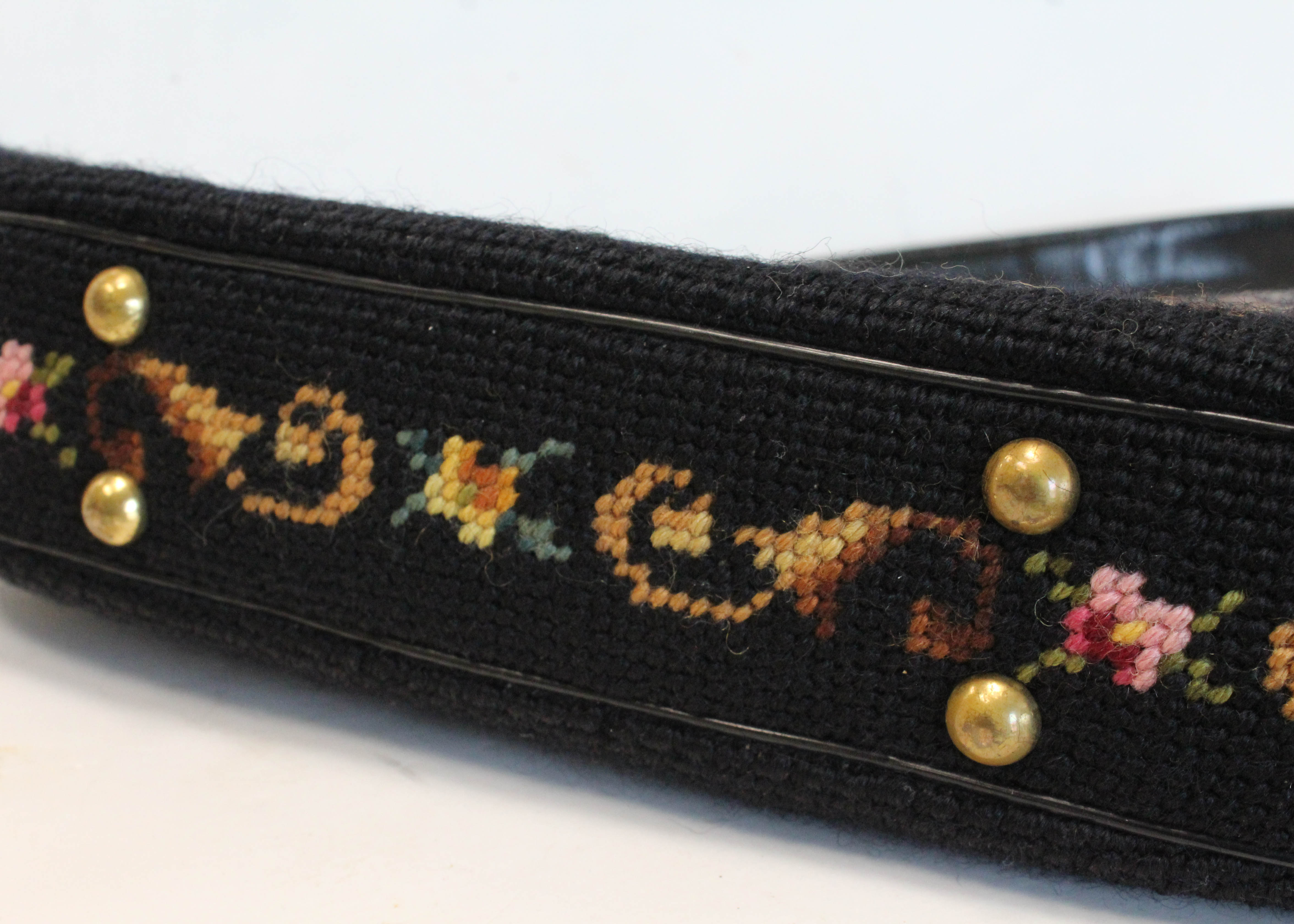 Vintage Switkes Tapestry Handbag