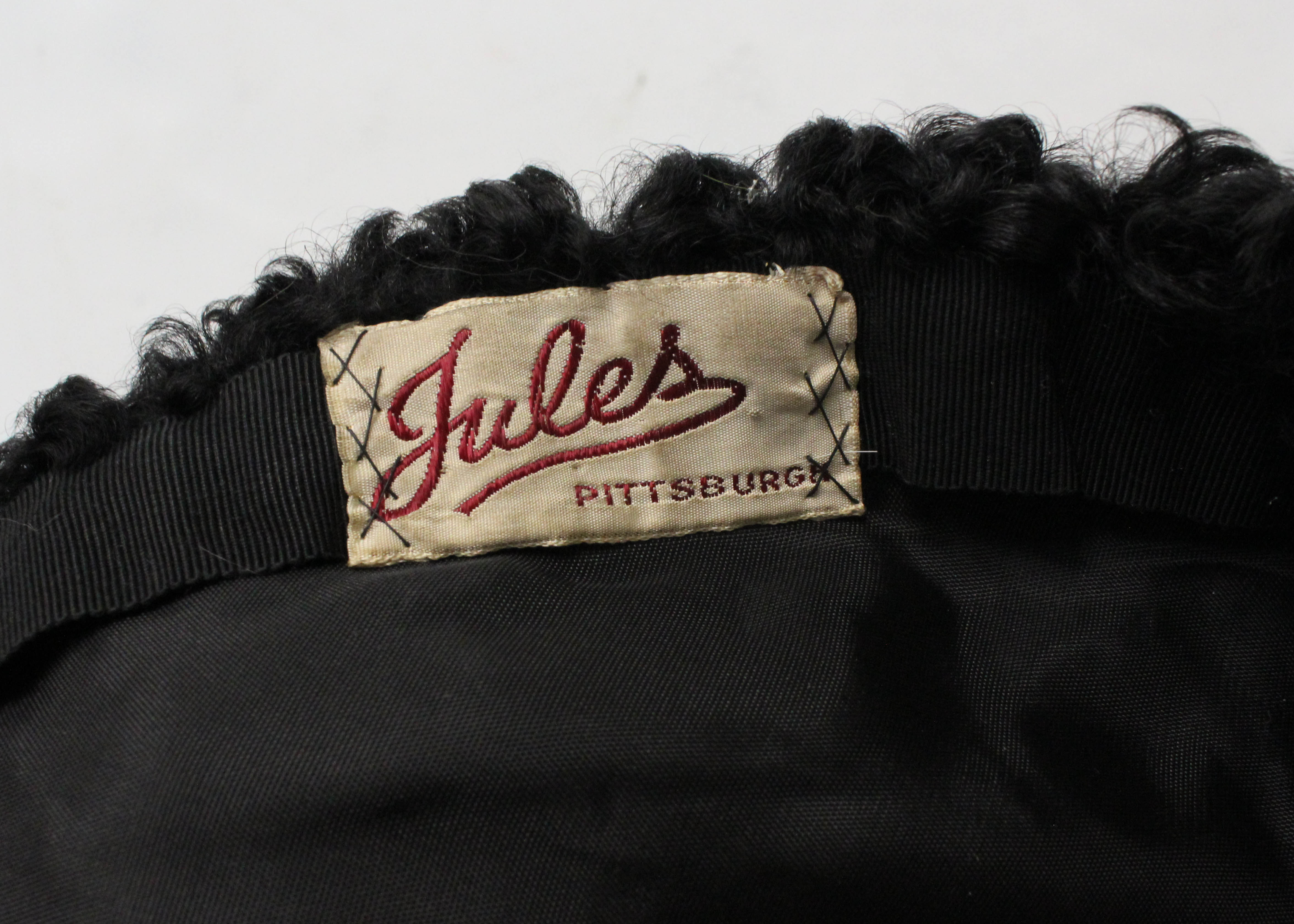 1940s Lamb Hat and Collar