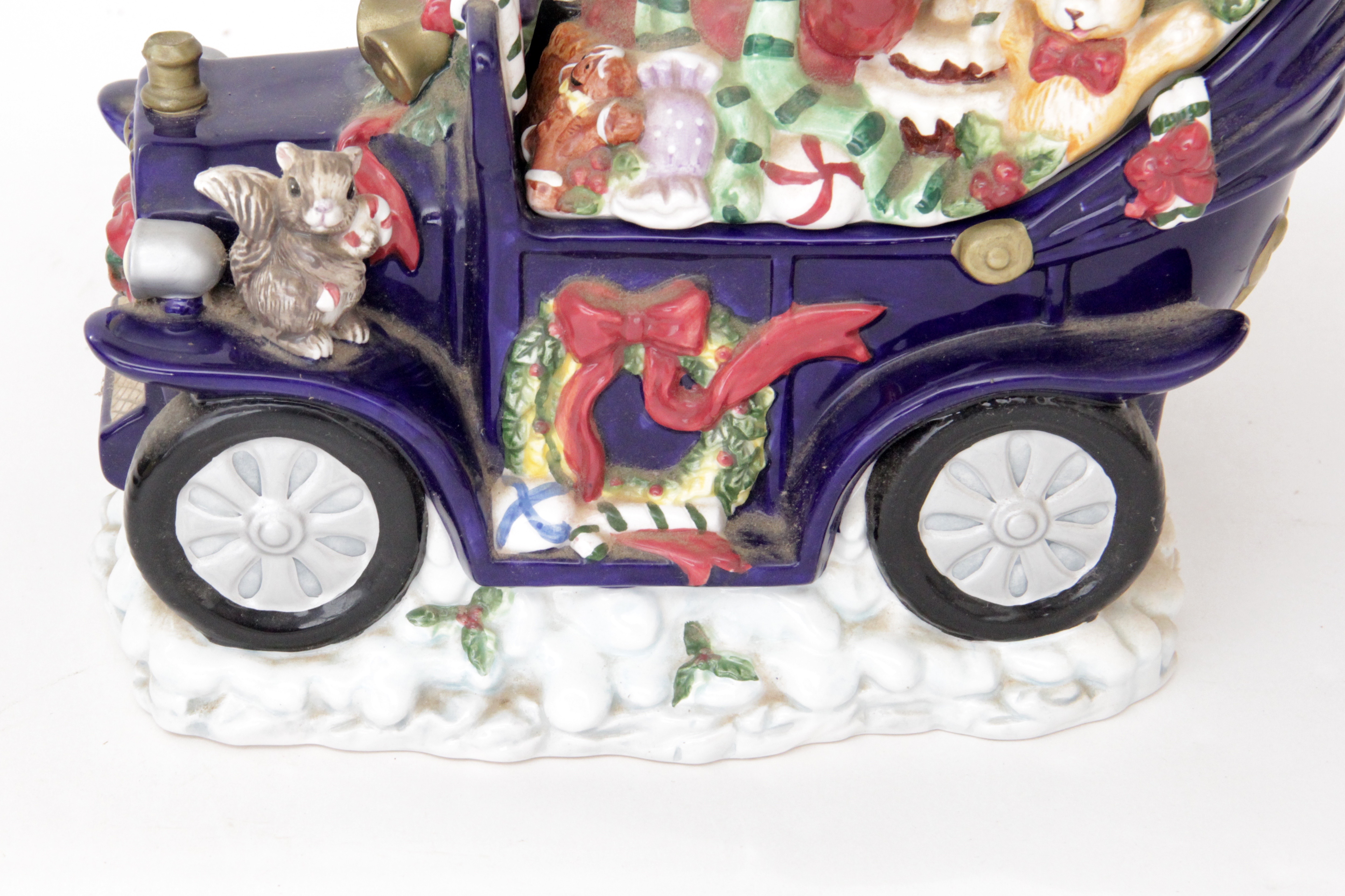 Pair of Vintage Snowmen Buggy Cookie Jars