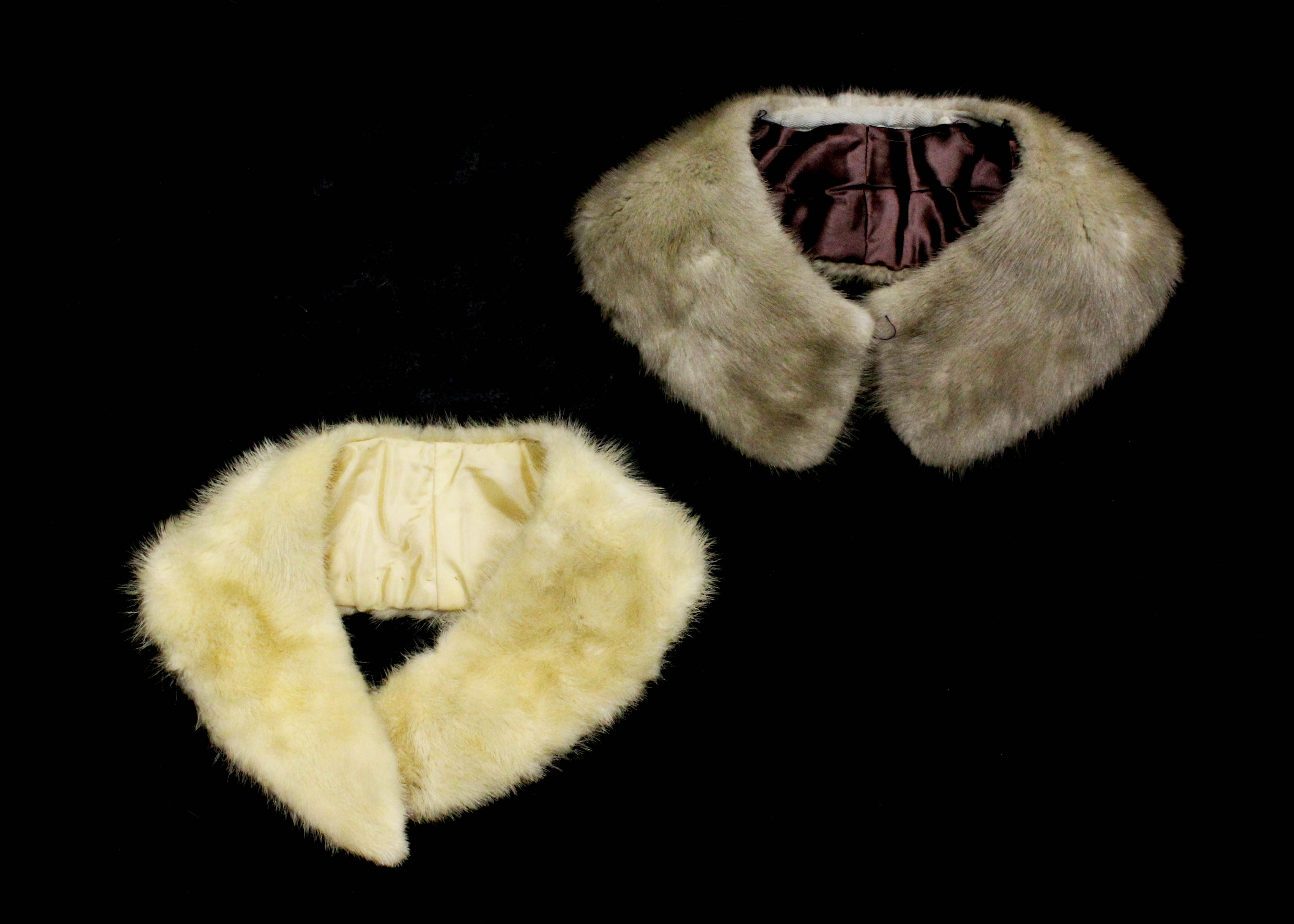 Two Mink Fur Collars