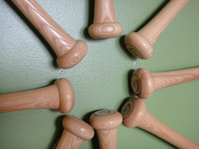 Baseball Bat Wall Decoration