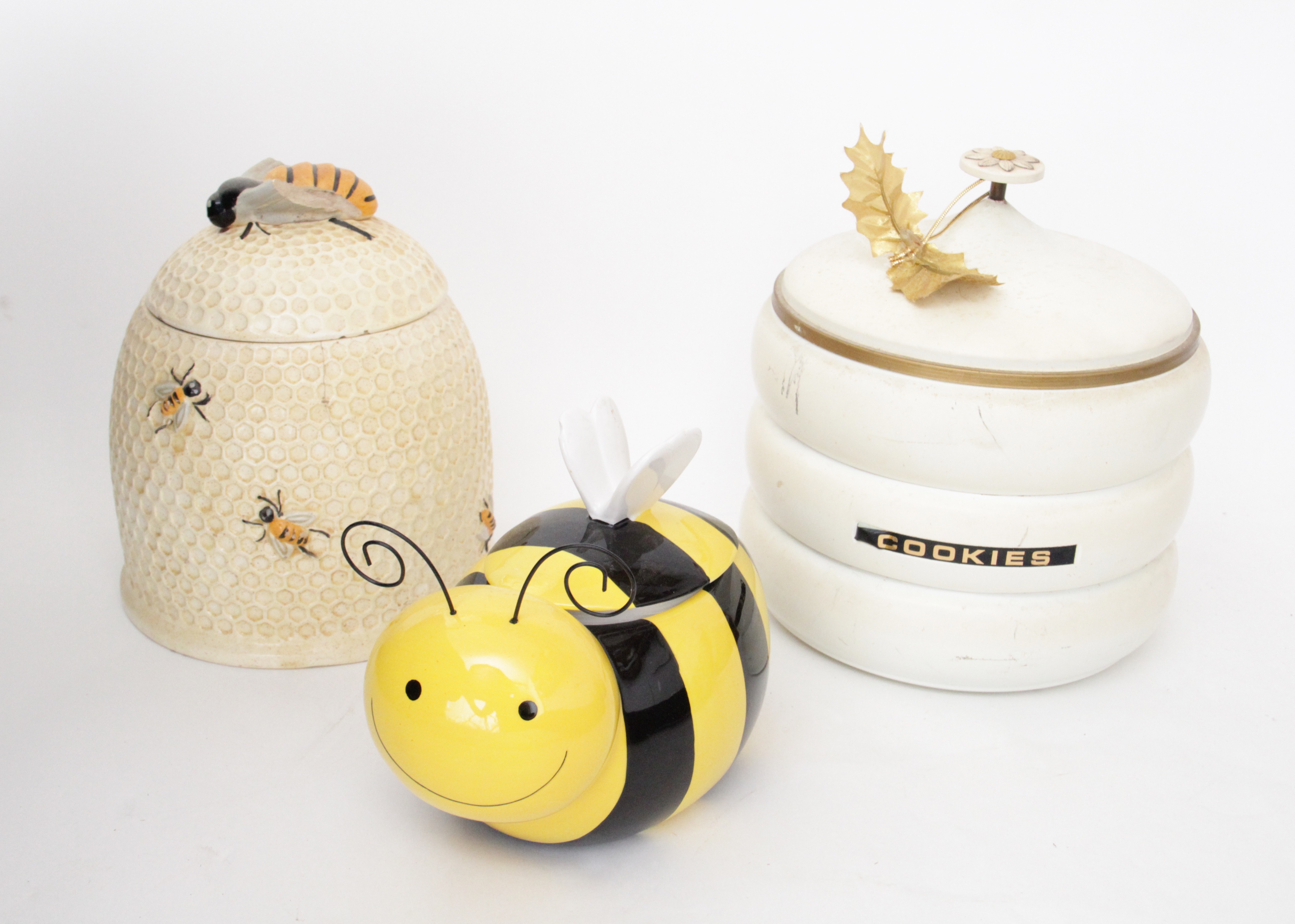 Vintage Group of Arnel's and Avon Beehive-Inspired Cookie Jars