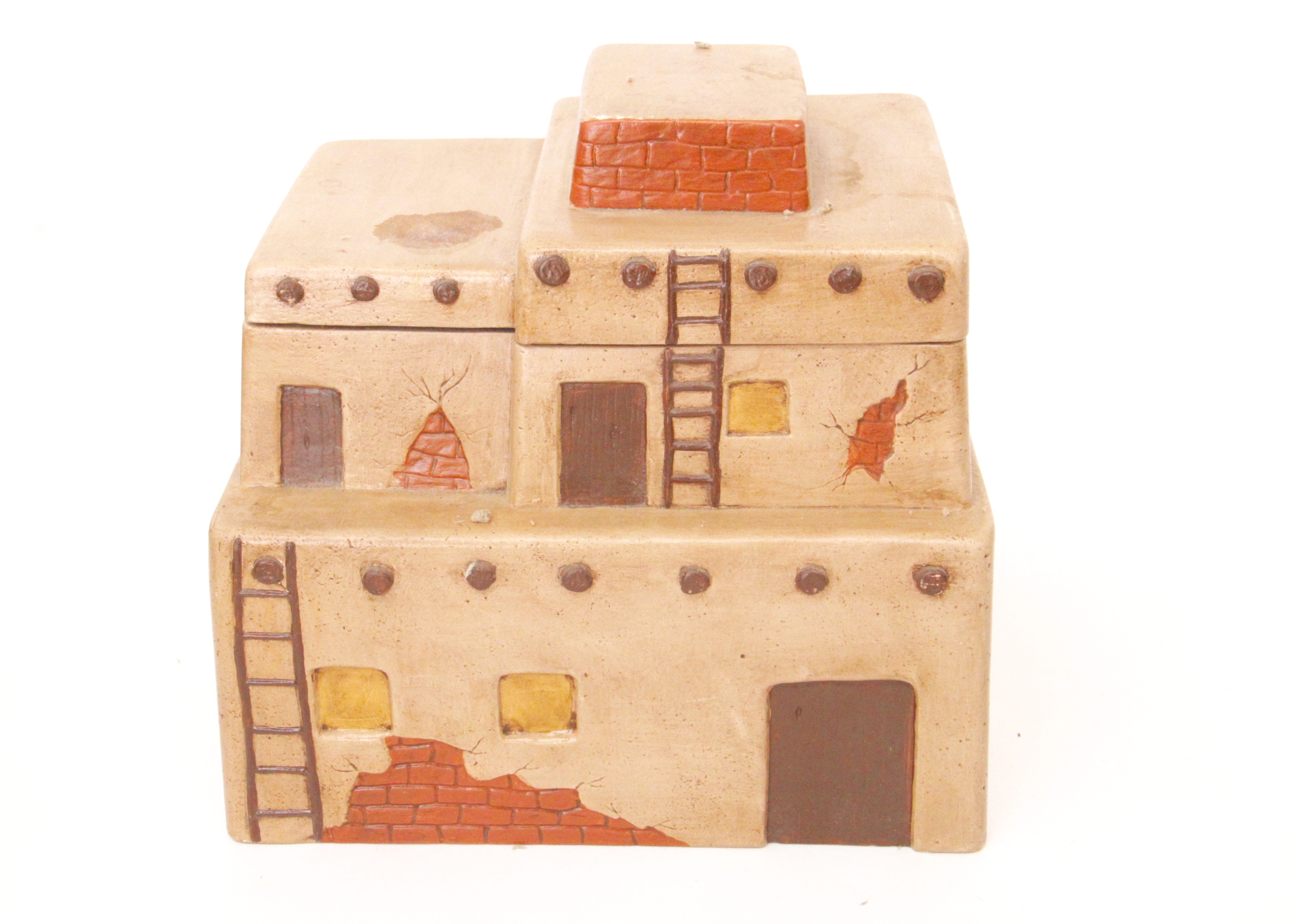 Vintage Group of Adobe-Inspired Cookie Jars