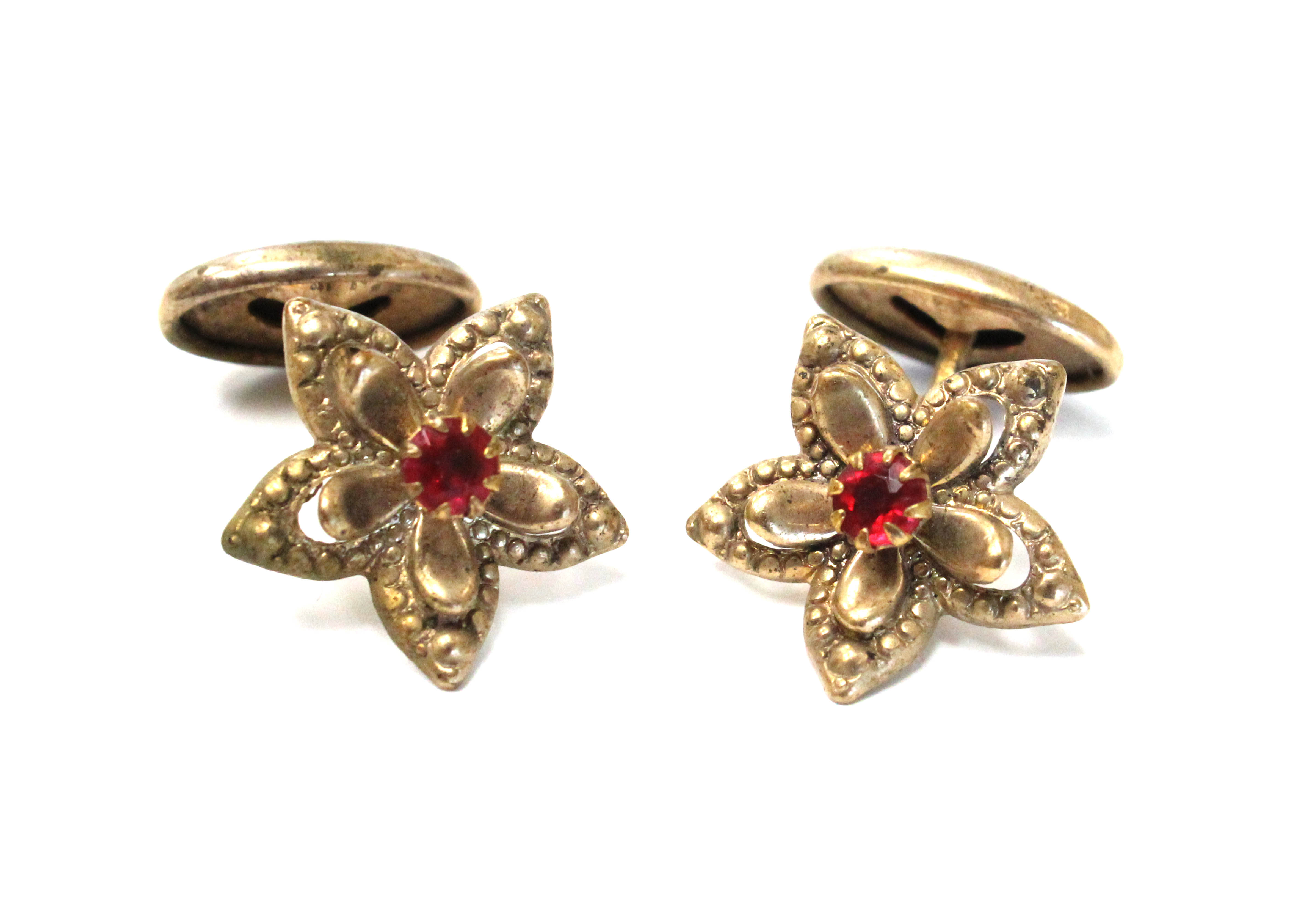 Edwardian Floral Cufflinks