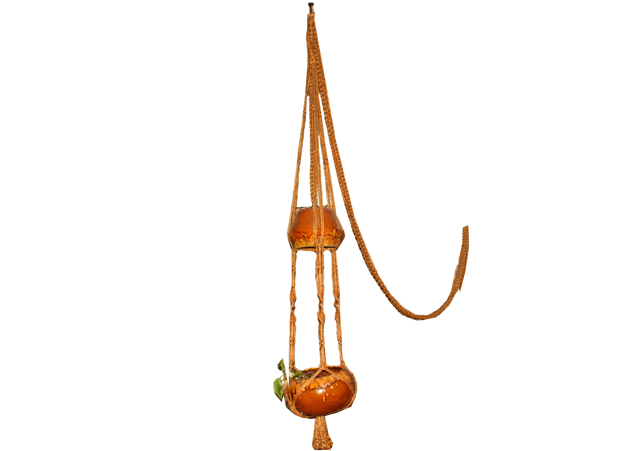 Ceramic Hanging Light and Planter