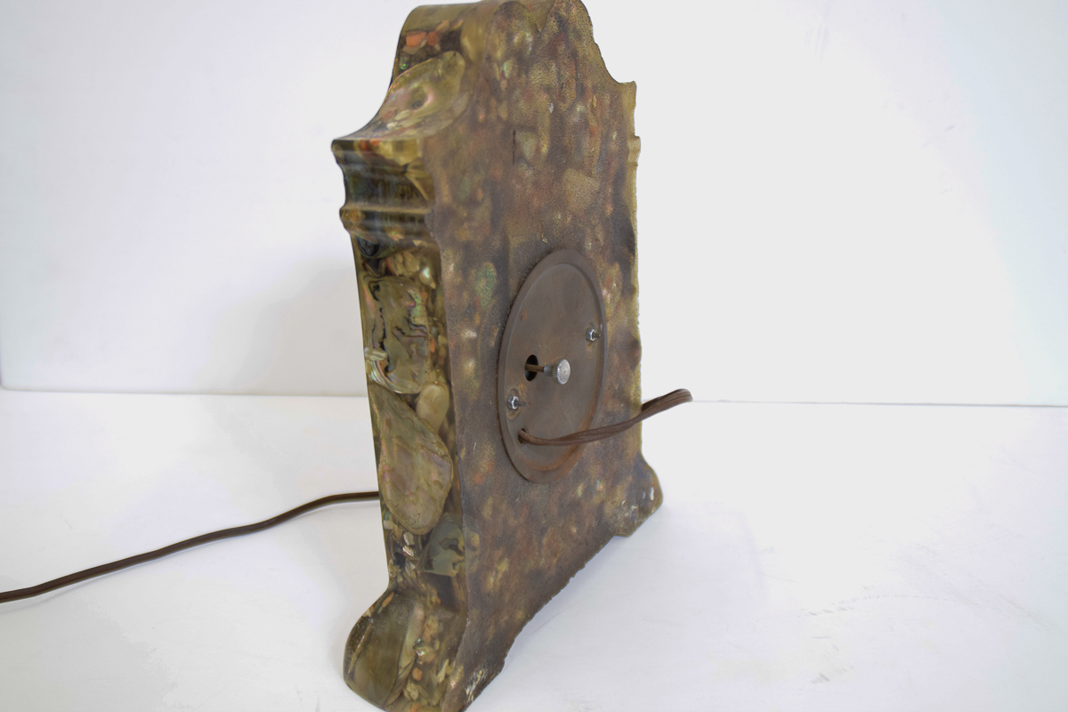 Lanshire Abalone Electric Mantel Clock