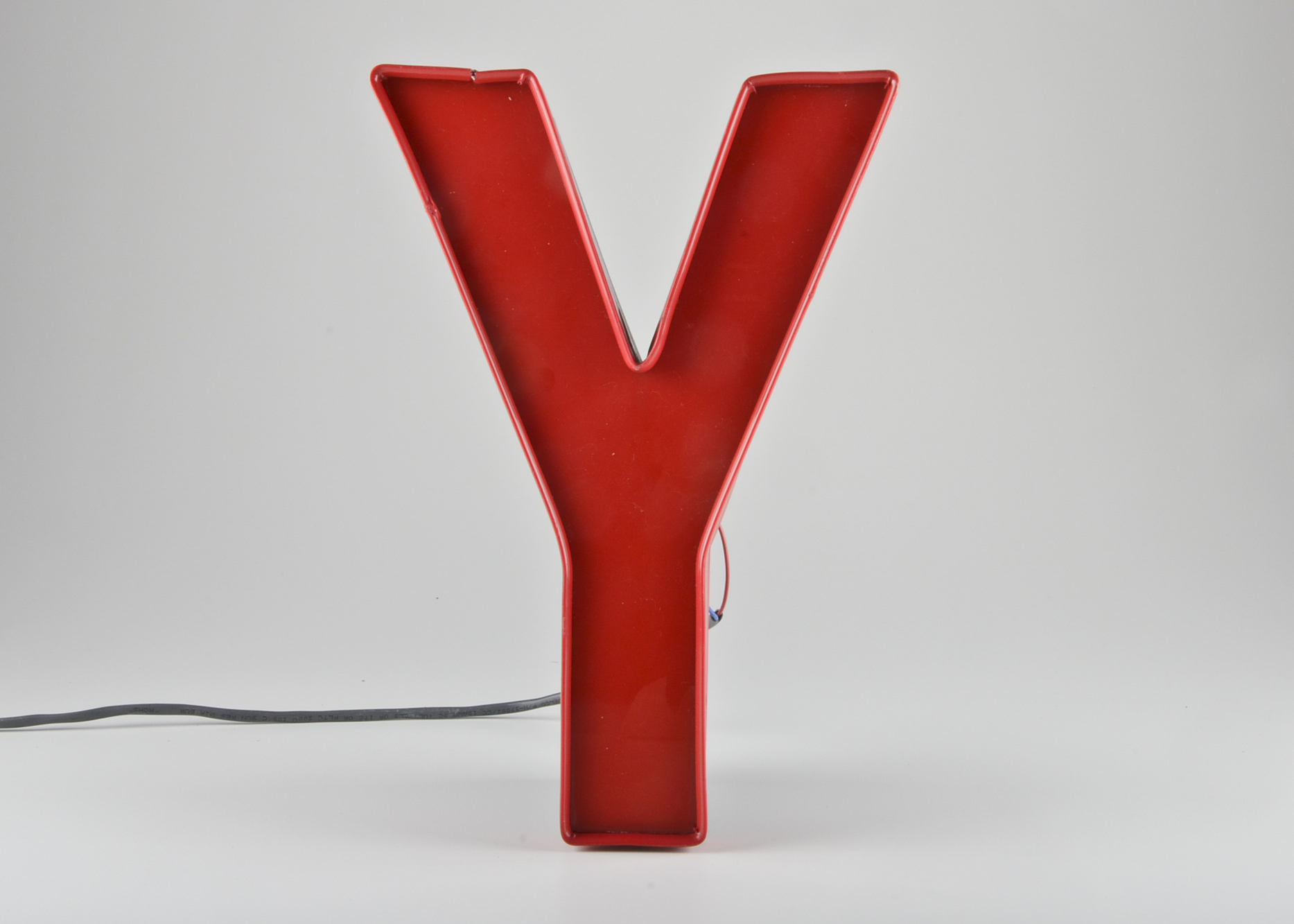 Metal Letter Y