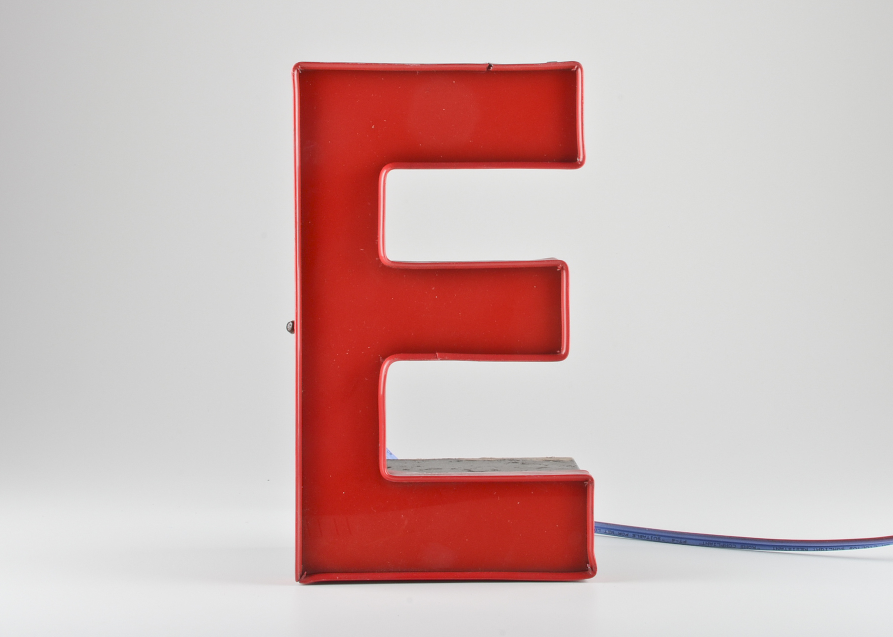 Metal Letter E