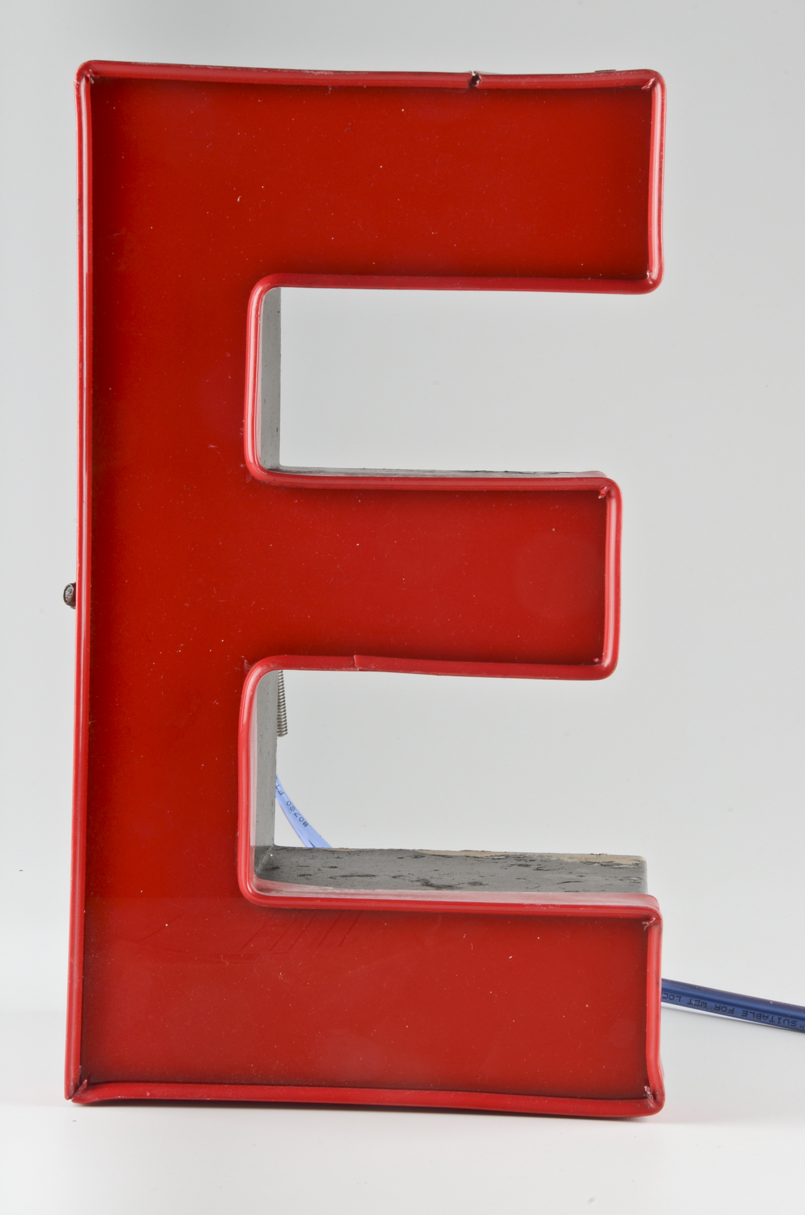 Metal Letter E