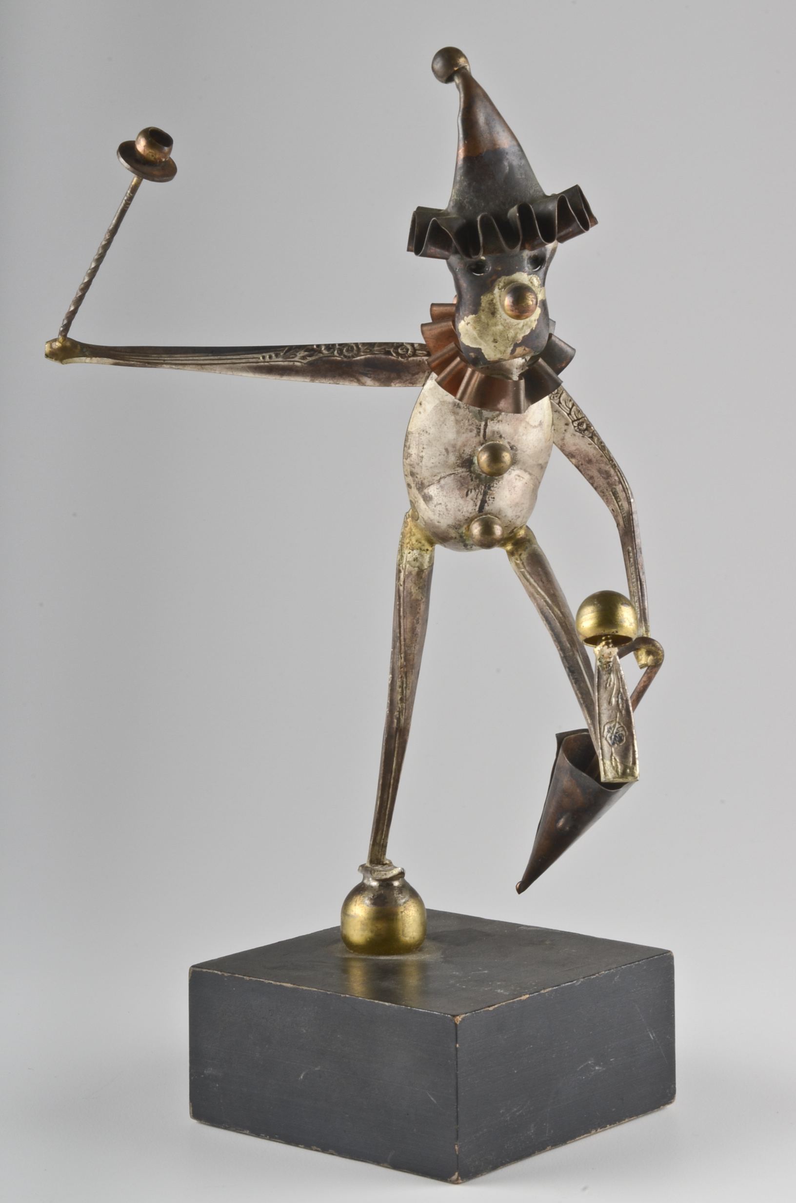 Metal Clown Sculpture
