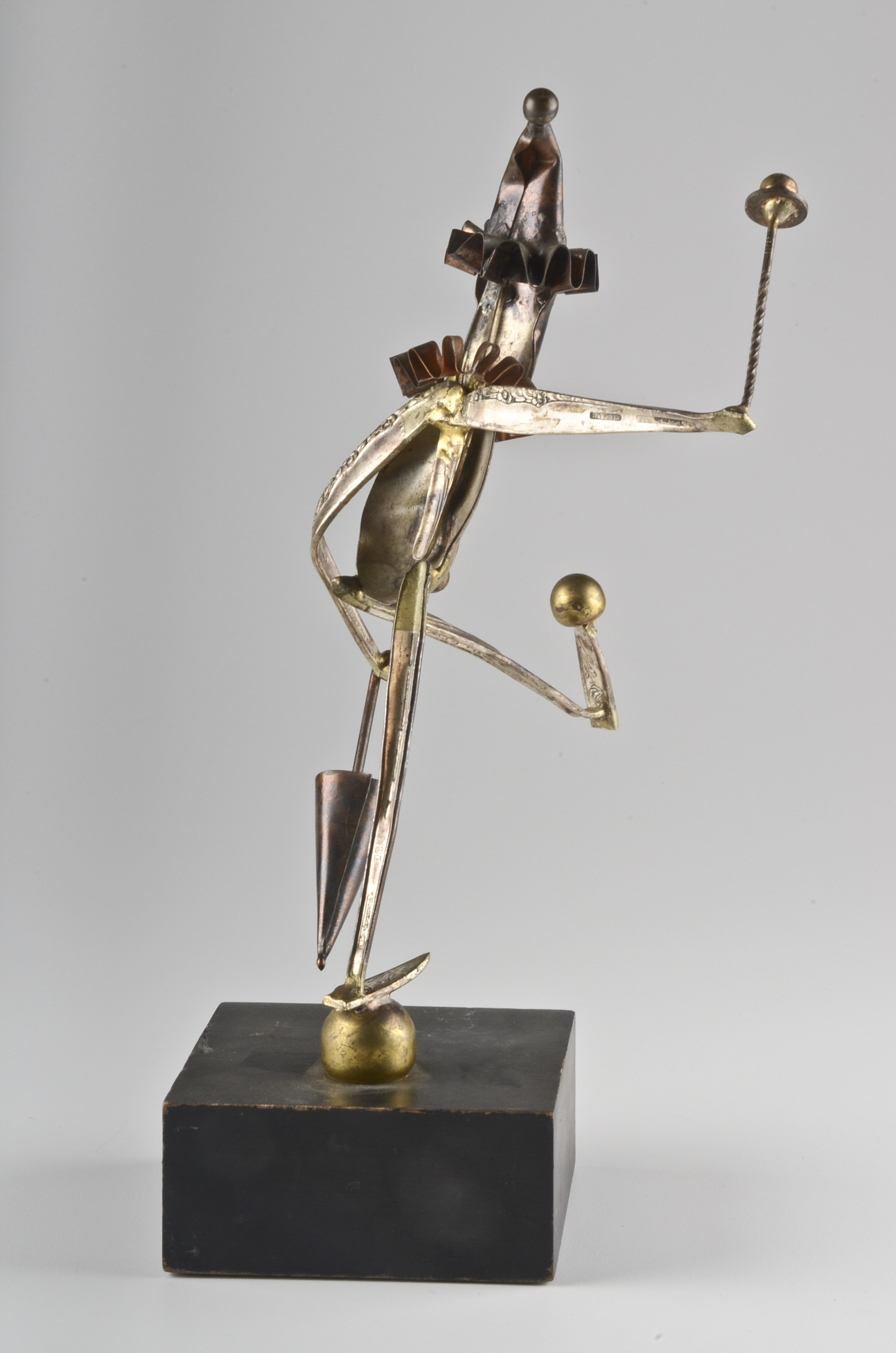 Metal Clown Sculpture