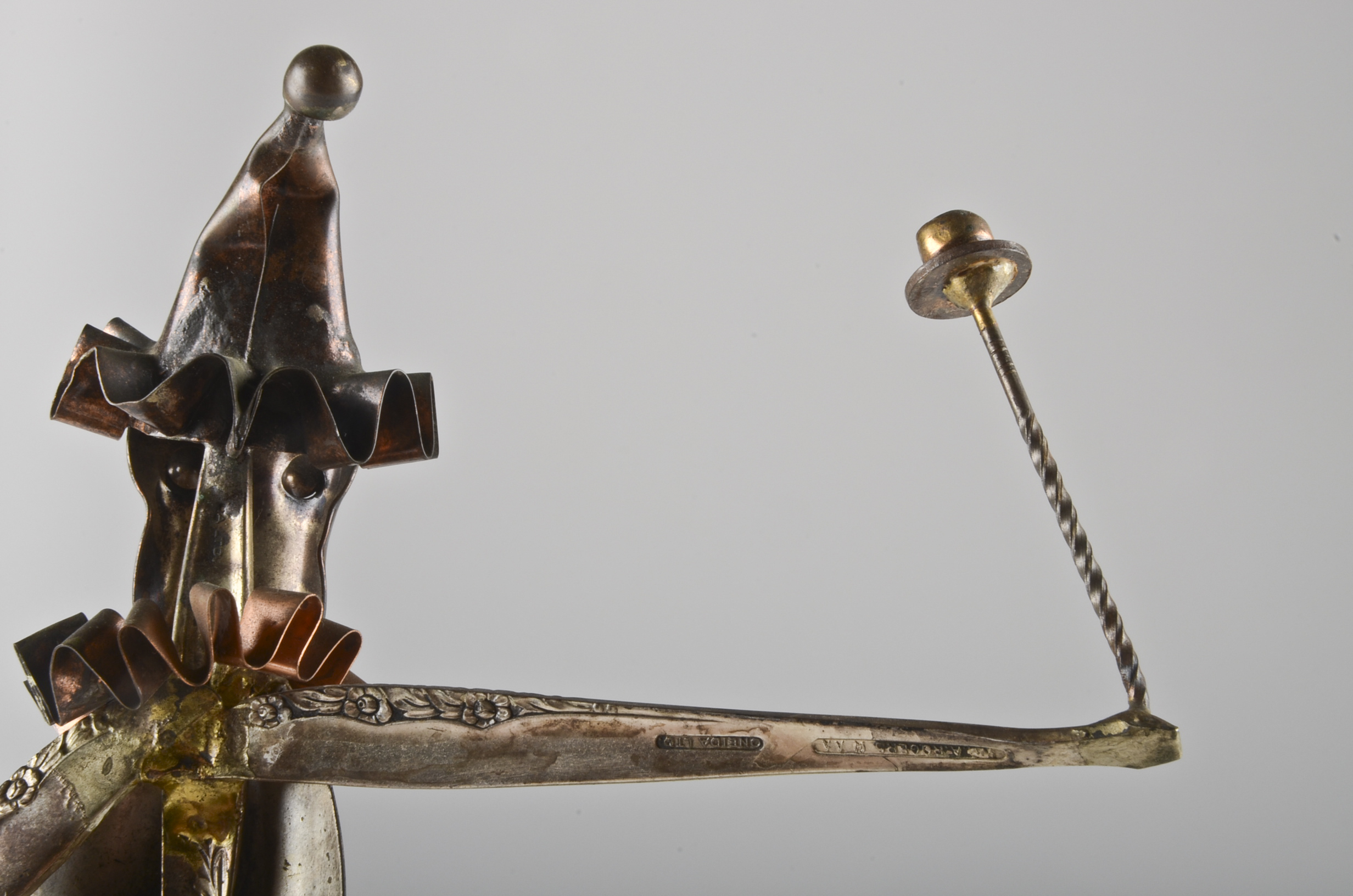 Metal Clown Sculpture