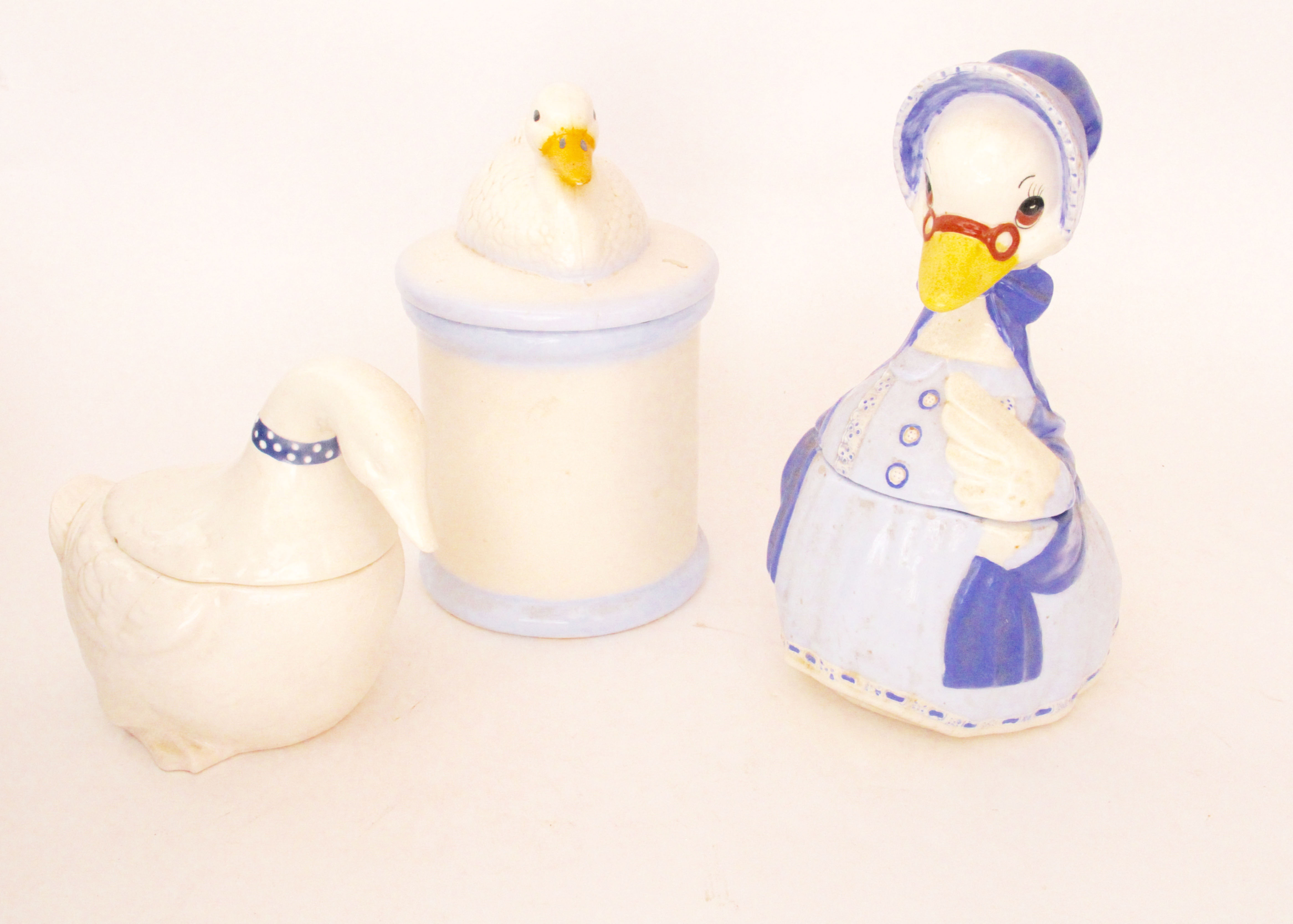 Vintage Grouping of Duck Cookie Jars