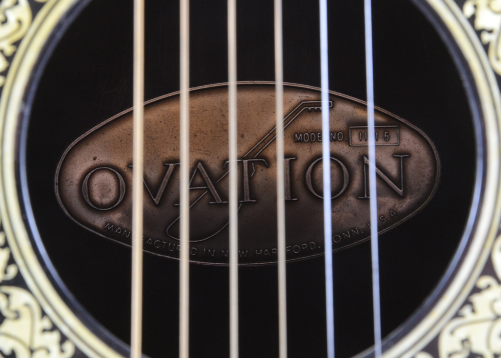 1977 Ovation Balladeer Guitar with Hard Case