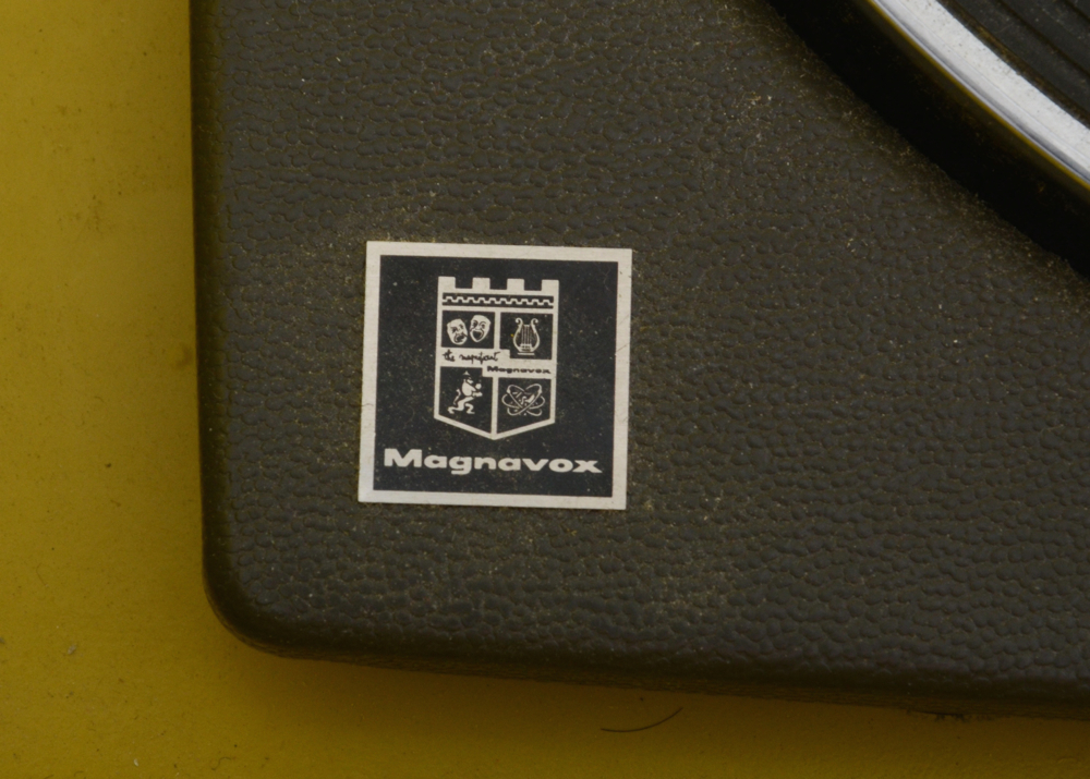 1971 "Magnavox Mini" Portable Record Player with Records