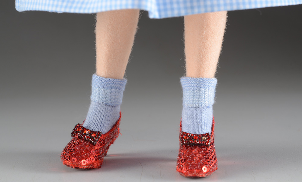 Wizard of OZ Dorothy and Toto dolls by R John Wright