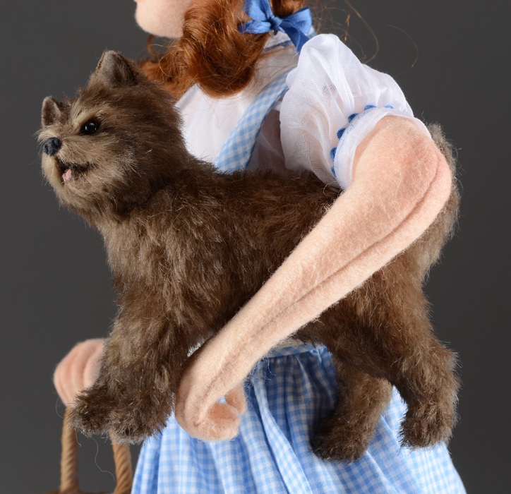 Wizard of OZ Dorothy and Toto dolls by R John Wright