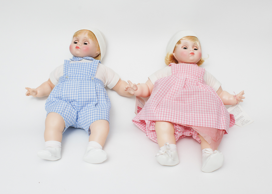 Pair of Madame Alexander Baby Dolls