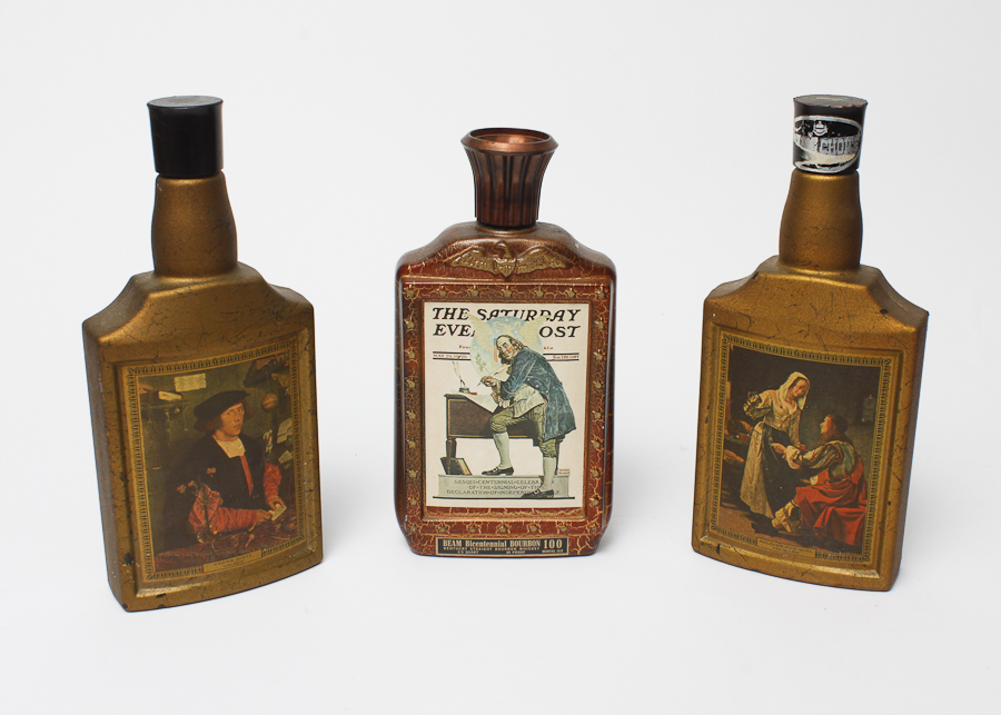 Trio of Collectible Whiskey Bottles