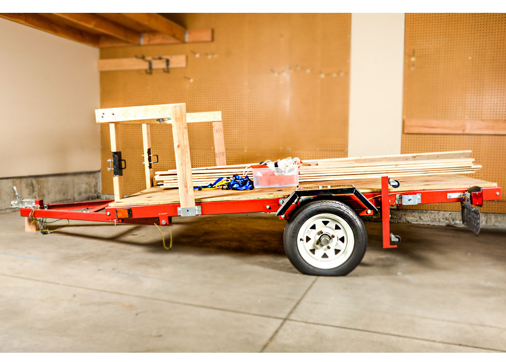 Haul Master Folding Utility Trailer