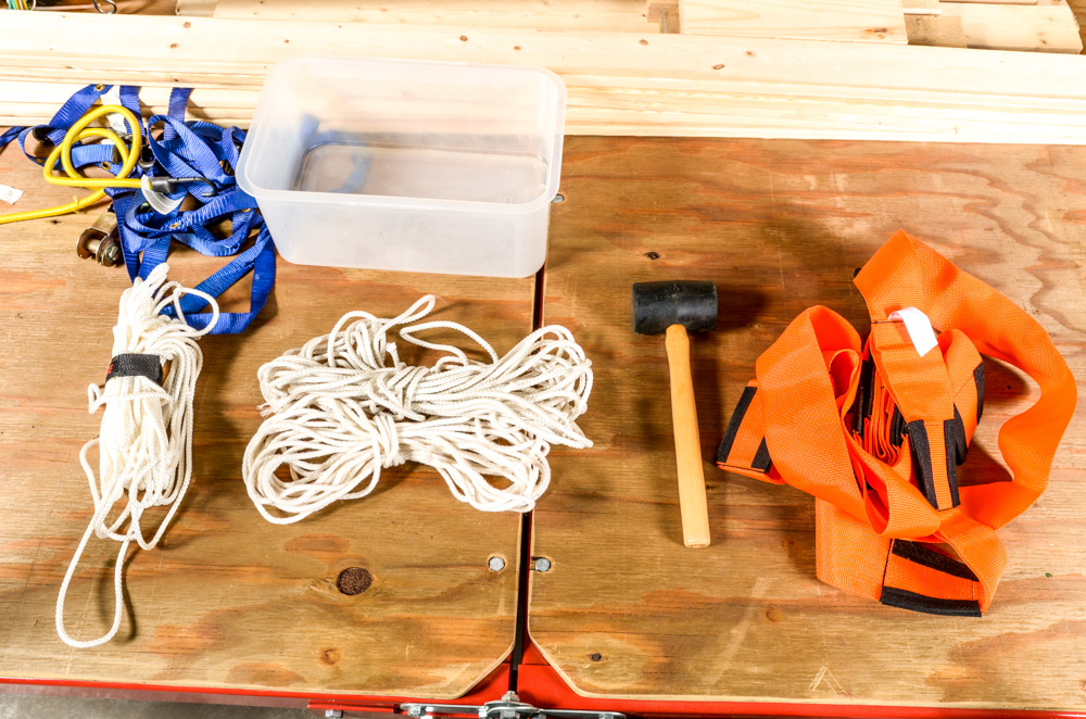 Haul Master Folding Utility Trailer