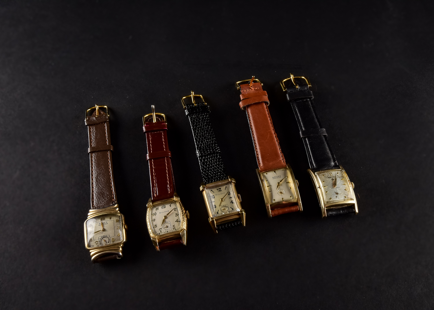 Five Men's Vintage Watches