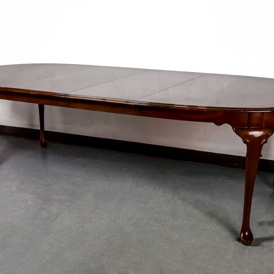 Ethan Allen Oval Dining Room Table