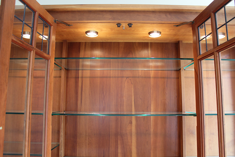 Harvey Ellis Four-Door Buffet by Stickley with China Cabinet Top