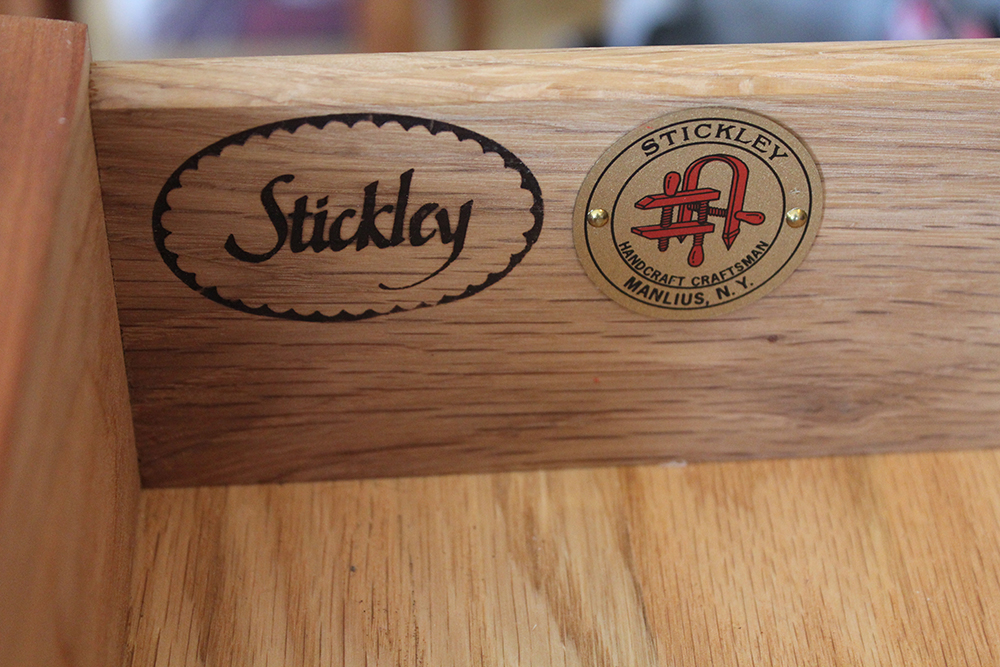 Harvey Ellis Four-Door Buffet by Stickley with China Cabinet Top