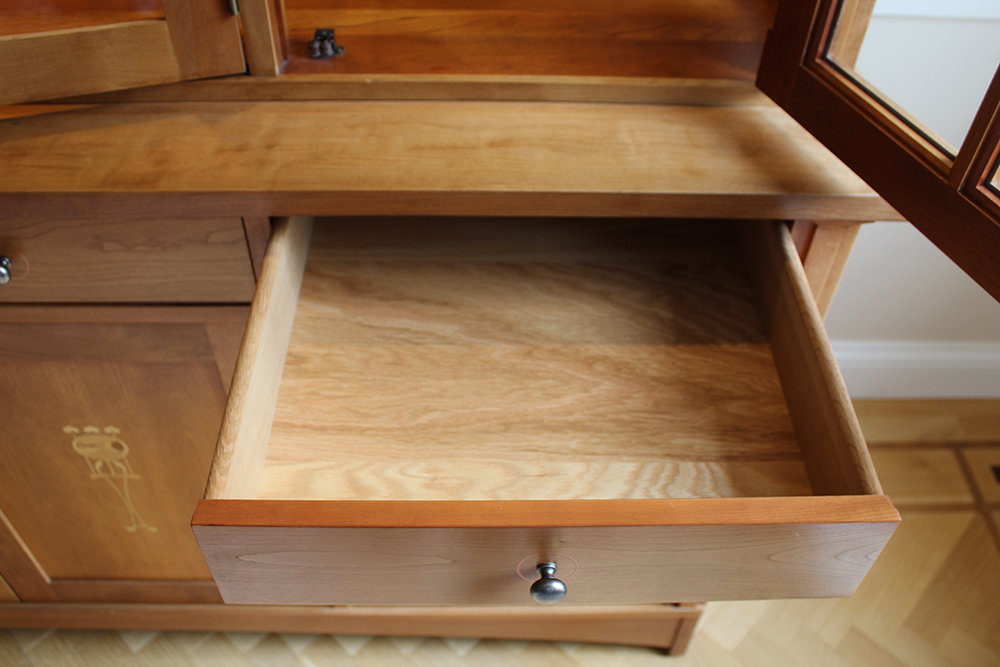 Harvey Ellis Four-Door Buffet by Stickley with China Cabinet Top