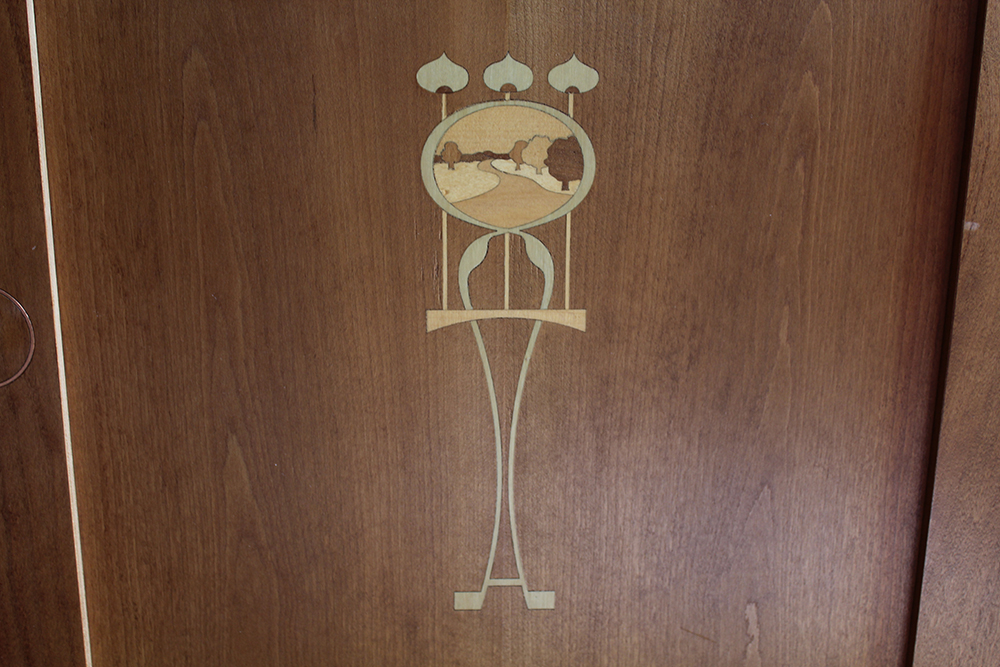 Harvey Ellis Four-Door Buffet by Stickley with China Cabinet Top