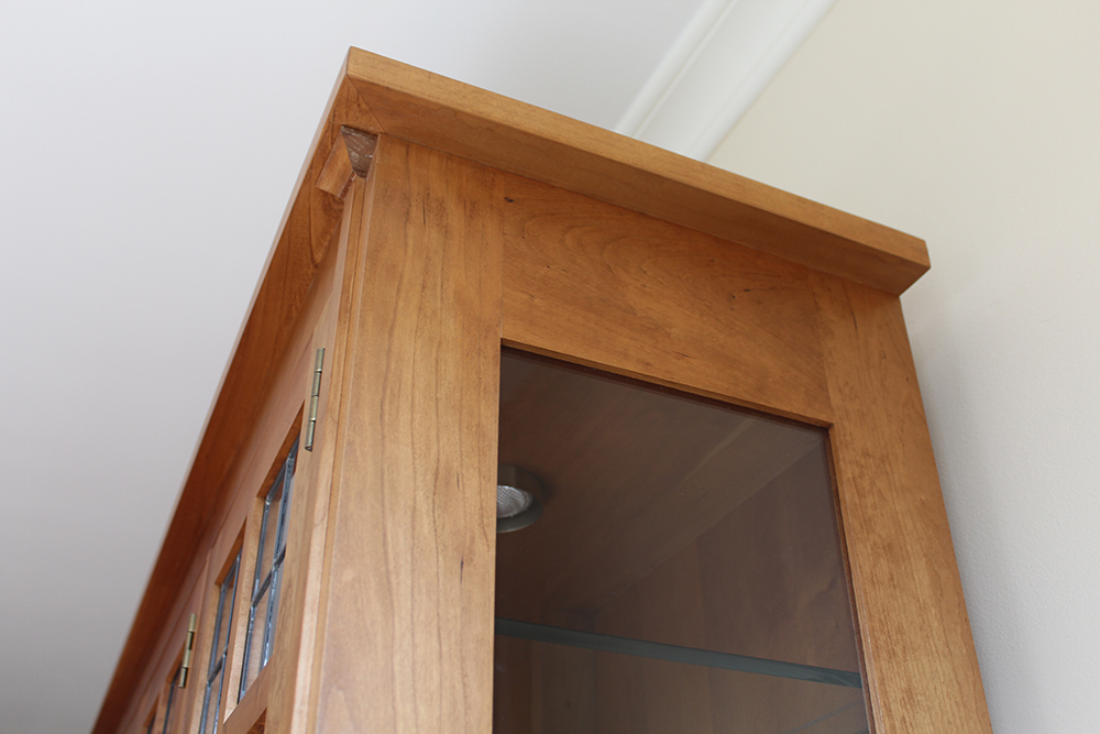 Harvey Ellis Four-Door Buffet by Stickley with China Cabinet Top