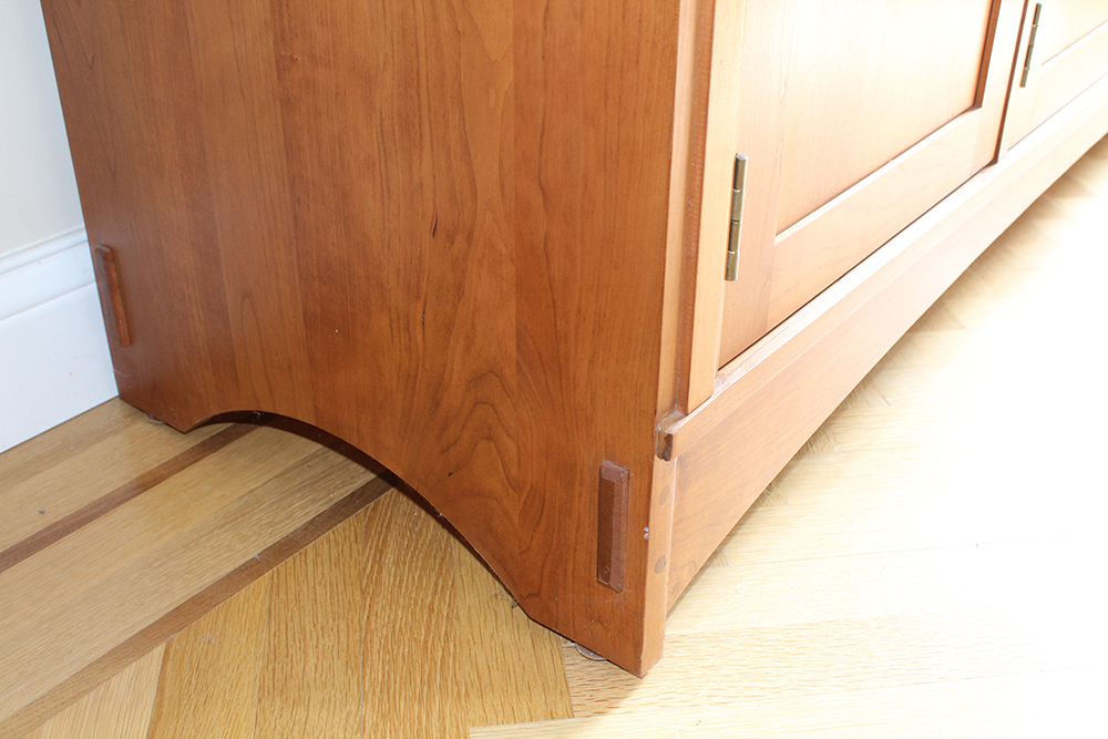 Harvey Ellis Four-Door Buffet by Stickley with China Cabinet Top