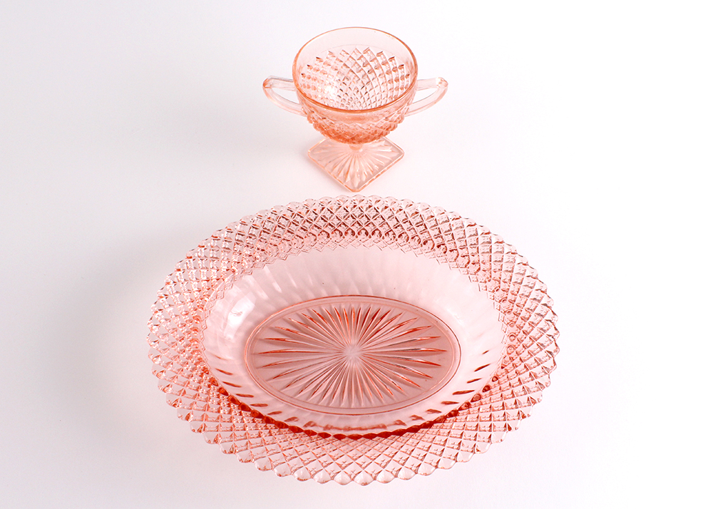 Miss America Pink Depression Glassware
