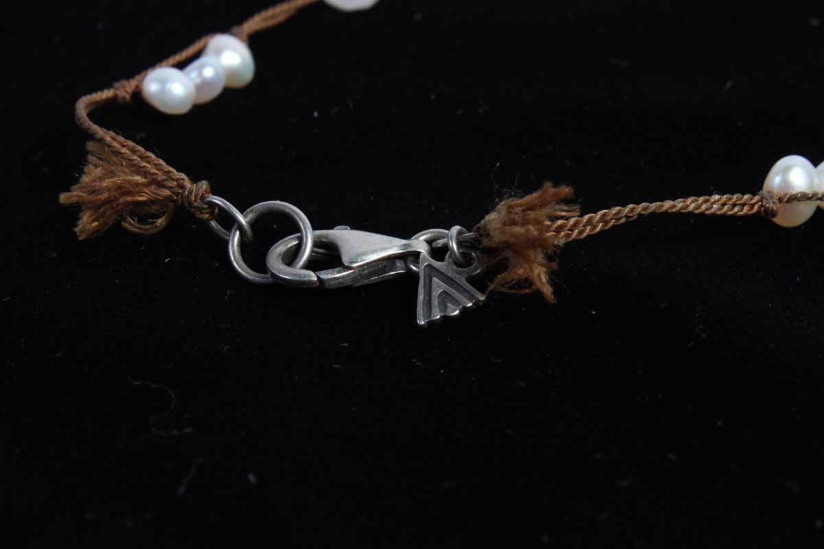 Handcrafted Silpada Designs Rose Quartz and Pearl Necklace