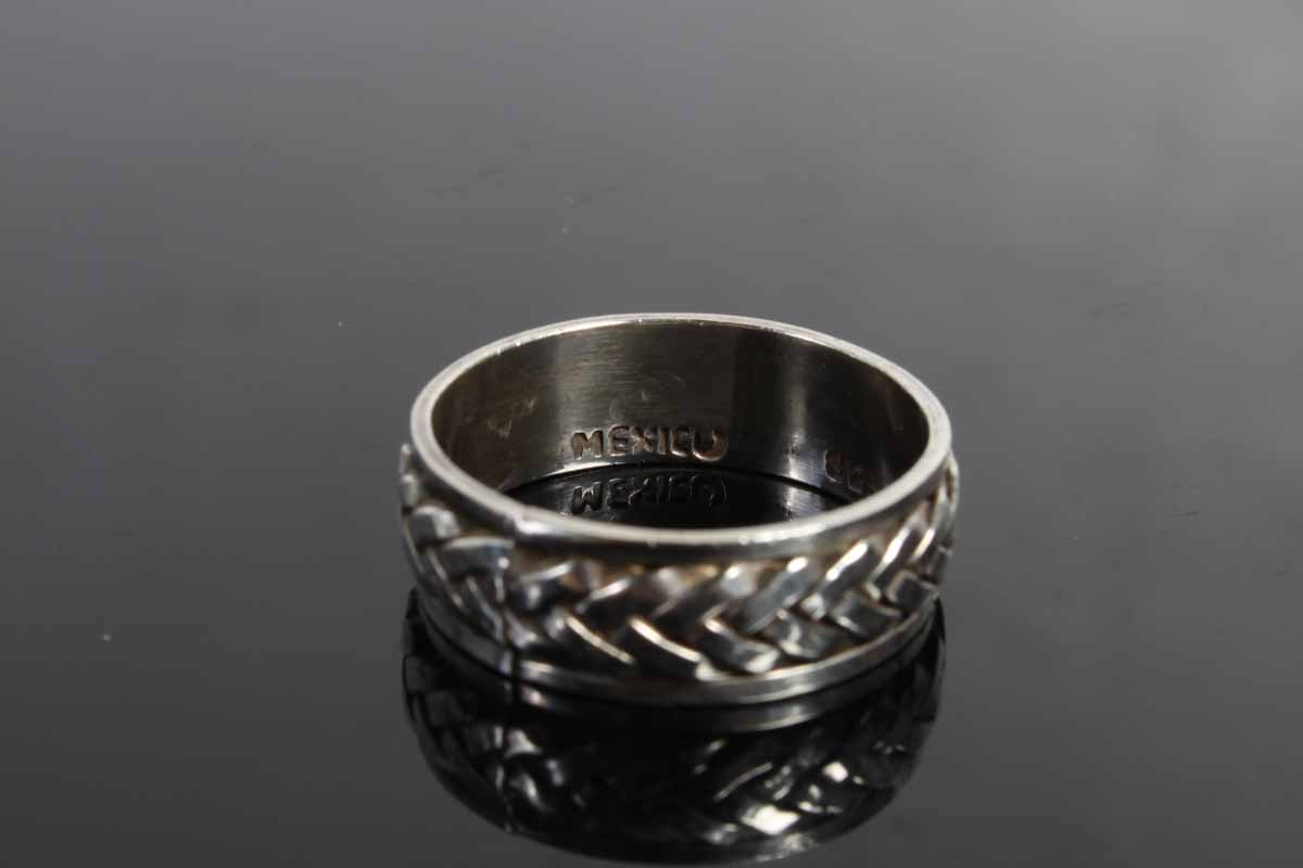 Pair of Sterling Silver Rings