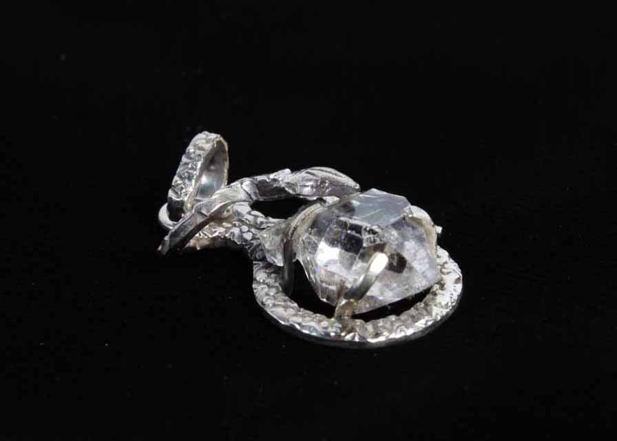 Sterling Silver Serpent Pendant