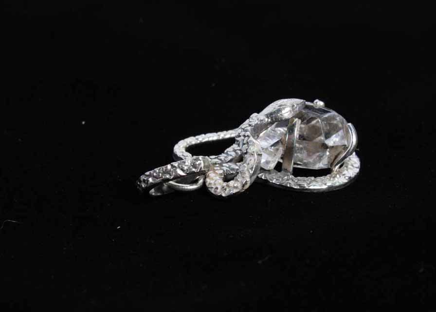 Sterling Silver Serpent Pendant