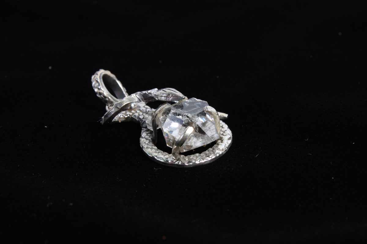 Sterling Silver Serpent Pendant